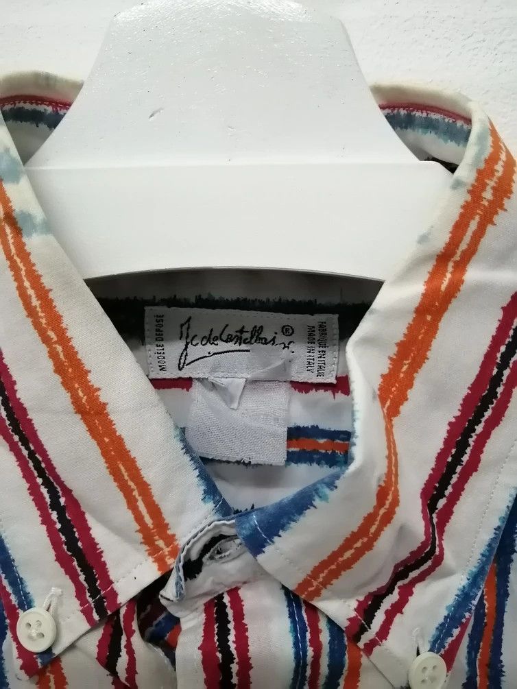 Jean Charles De Castelbajac Vintage JEAN CHARLES DE CASTELBAJAC Stripe Shirt Size US L / EU 52-54 / 3 - 4 Thumbnail