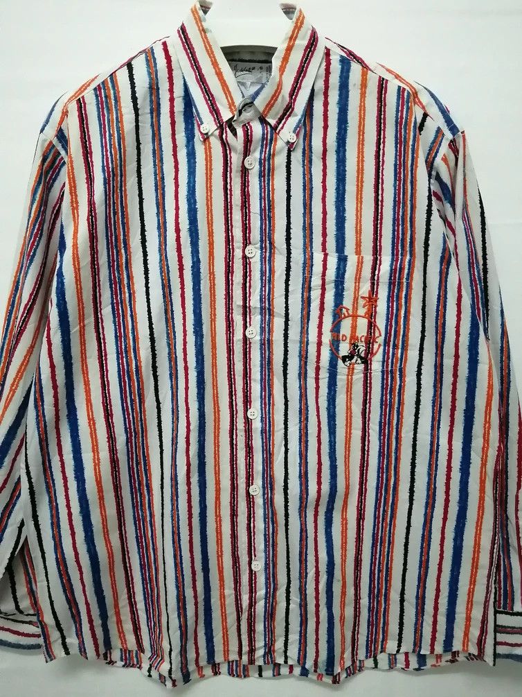 Jean Charles De Castelbajac Vintage JEAN CHARLES DE CASTELBAJAC Stripe Shirt Size US L / EU 52-54 / 3 - 2 Thumbnail