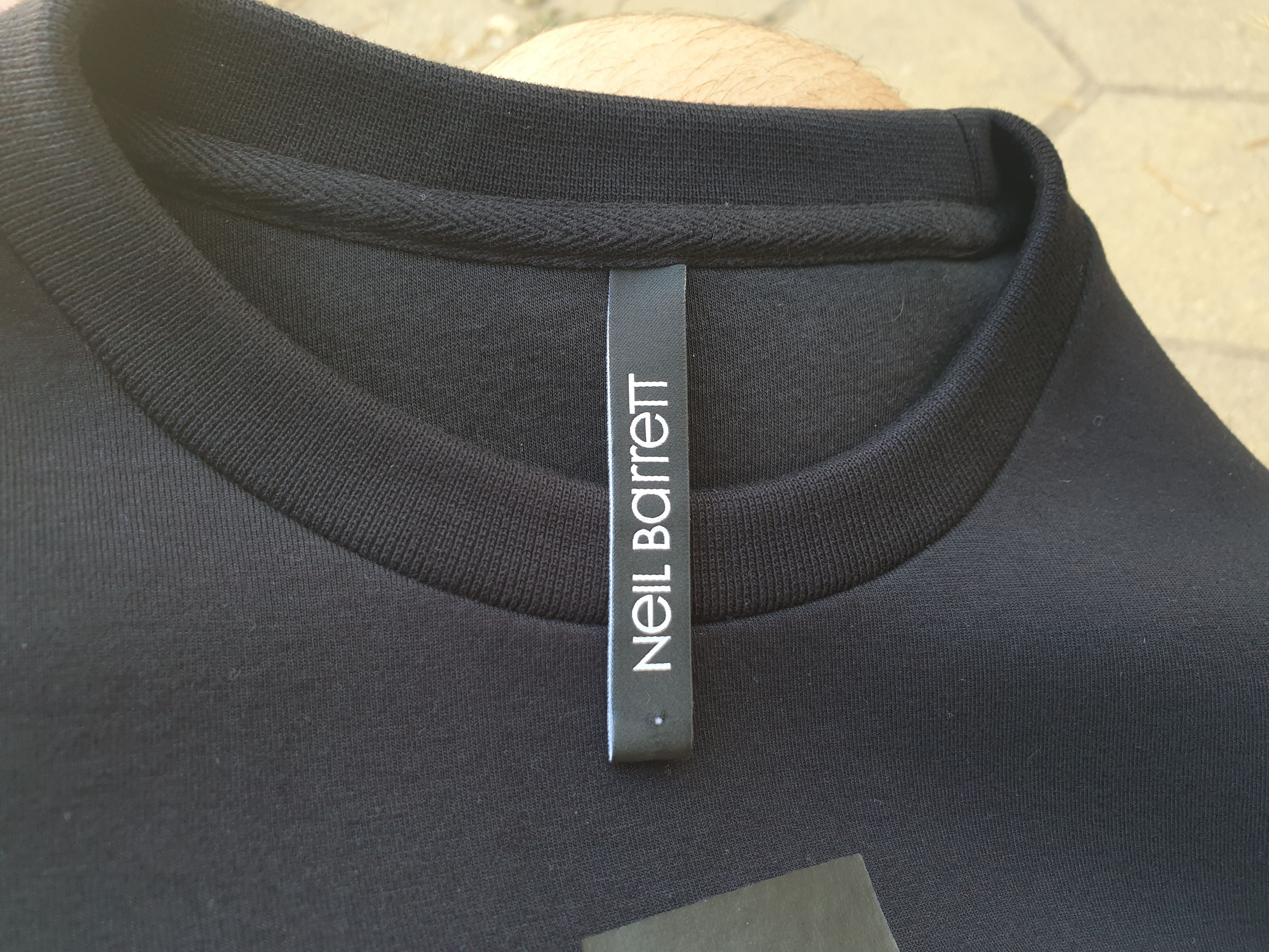 Neil Barrett $545 Neil Barrett Black Thunder Neoprene Sweatshirt Size US M / EU 48-50 / 2 - 11 Thumbnail