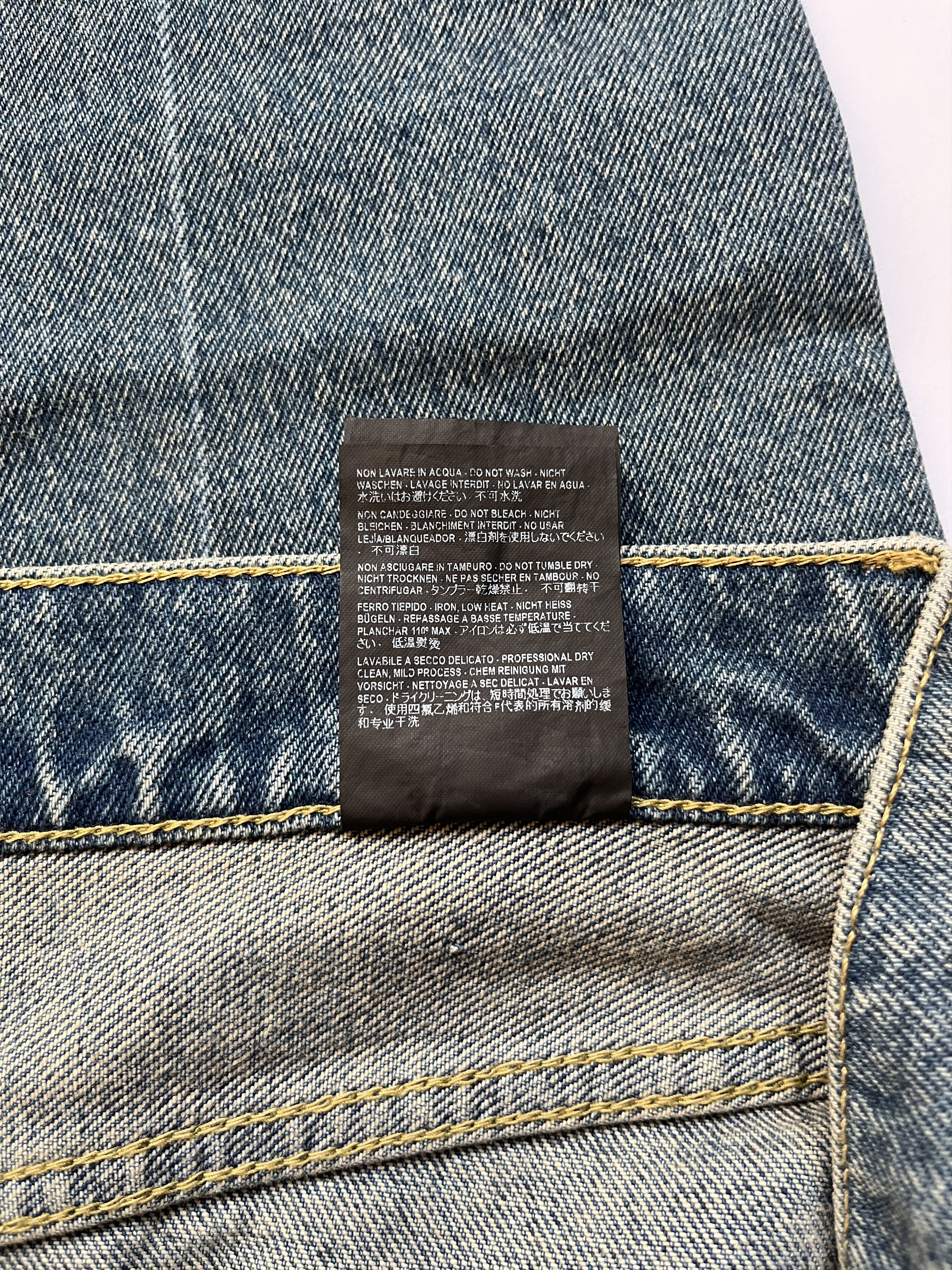 Balenciaga ⚡️QUICK SALE⚡️2016 Balenciaga Demna Blue Denim Jeans Size US 29 - 4 Thumbnail