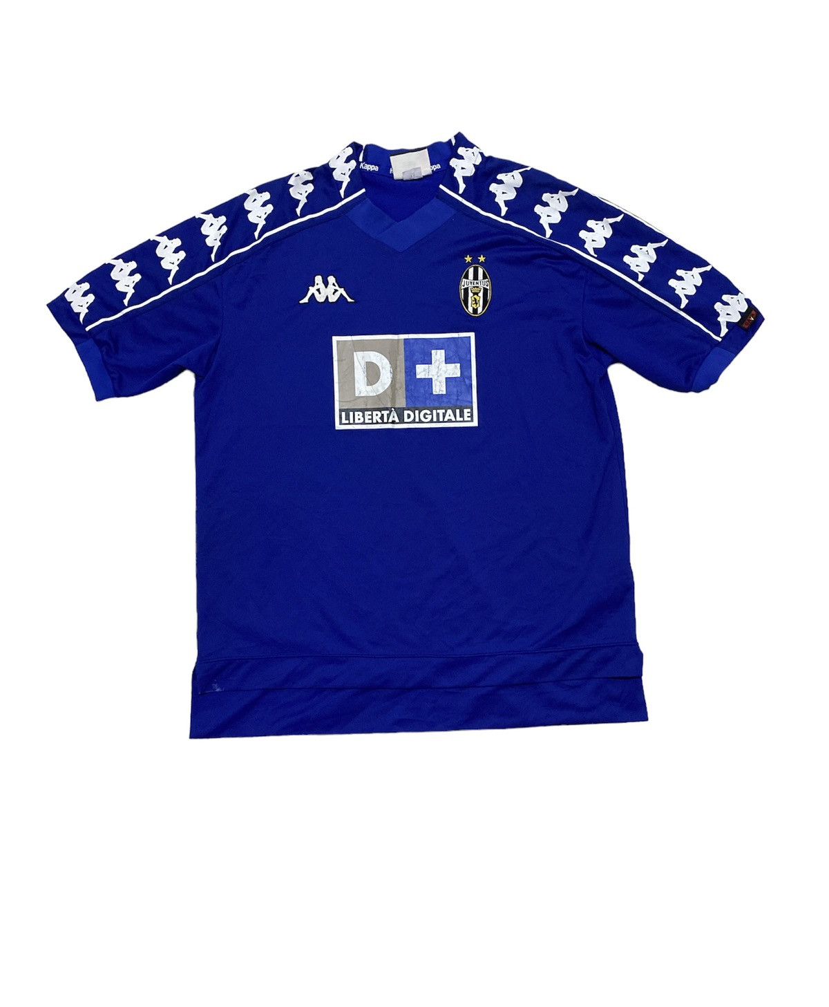 Vintage Vintage 98’s Juventus Kappa Jersey Away Jersey Size US L / EU 52-54 / 3 - 1 Thumbnail