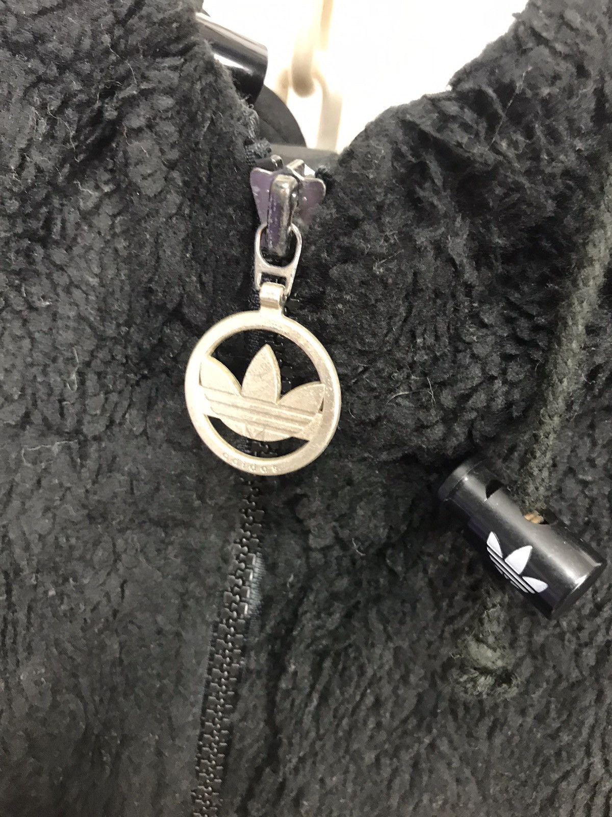 Adidas × Vintage Vintage adidas spellout fleece hoodie zipper Size US L / EU 52-54 / 3 - 7 Thumbnail