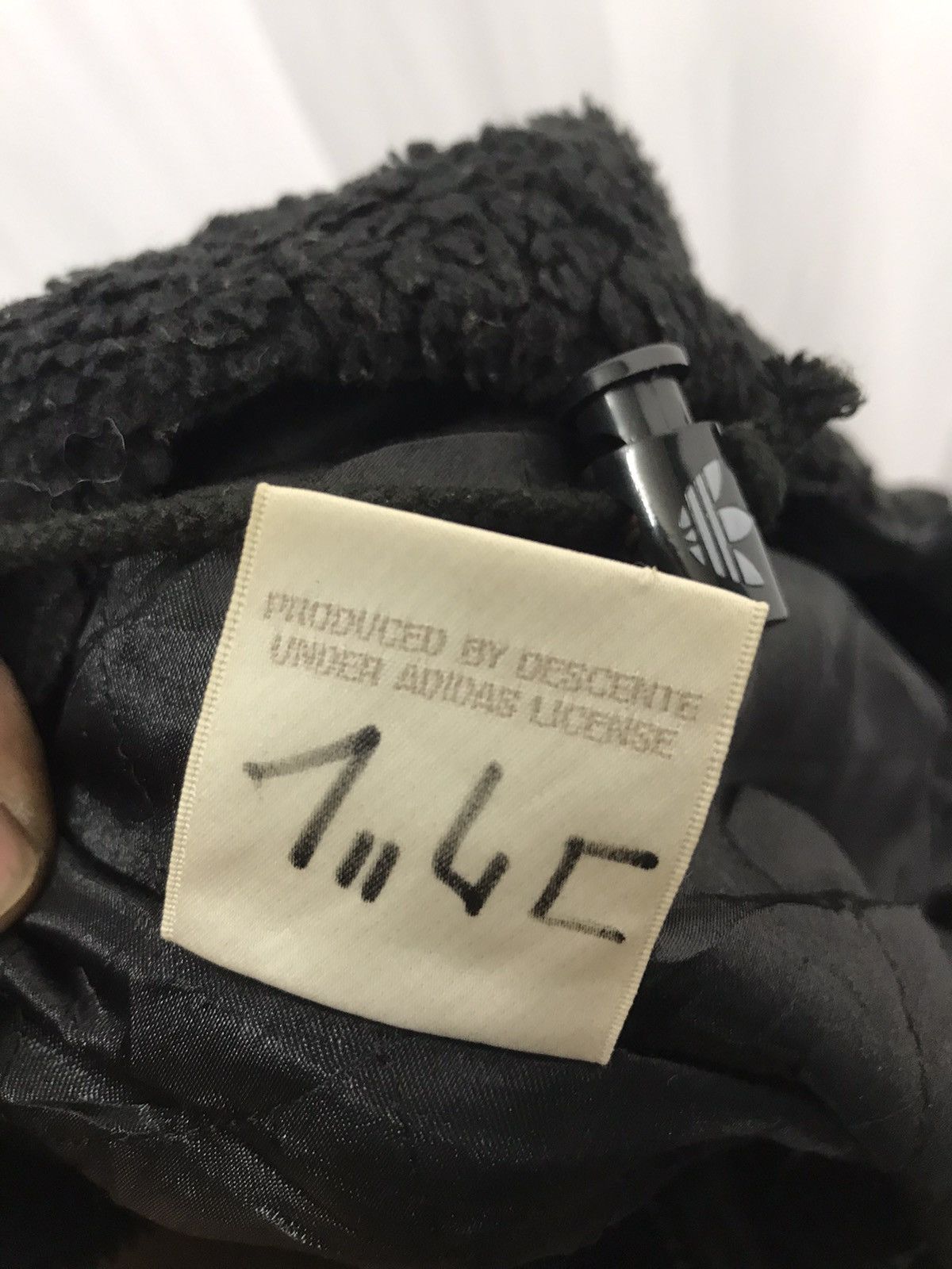 Adidas × Vintage Vintage adidas spellout fleece hoodie zipper Size US L / EU 52-54 / 3 - 4 Thumbnail