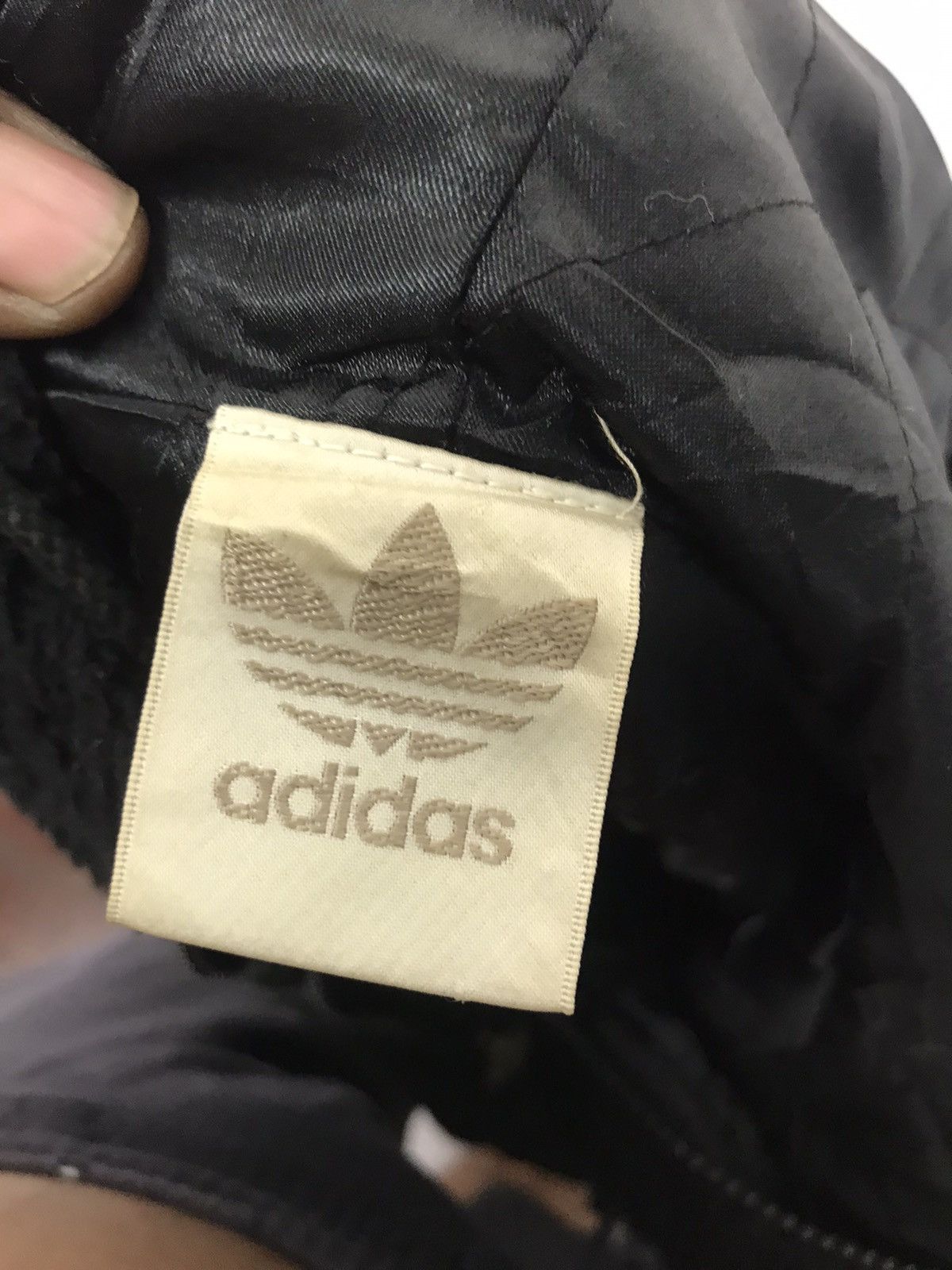 Adidas × Vintage Vintage adidas spellout fleece hoodie zipper Size US L / EU 52-54 / 3 - 3 Thumbnail