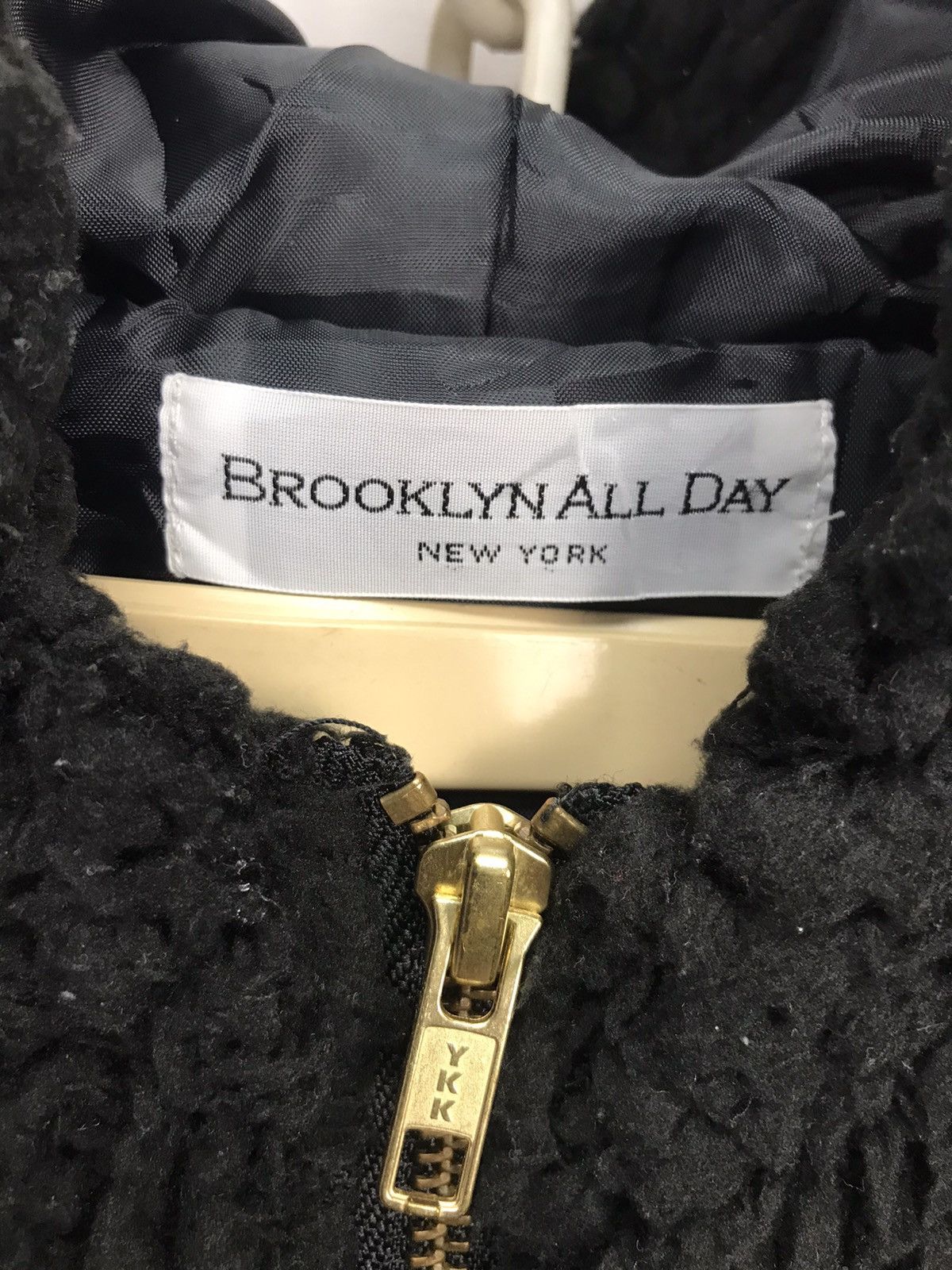 Japanese Brand Brooklyn all day newyork fleece hoodie zipper Size US M / EU 48-50 / 2 - 3 Thumbnail
