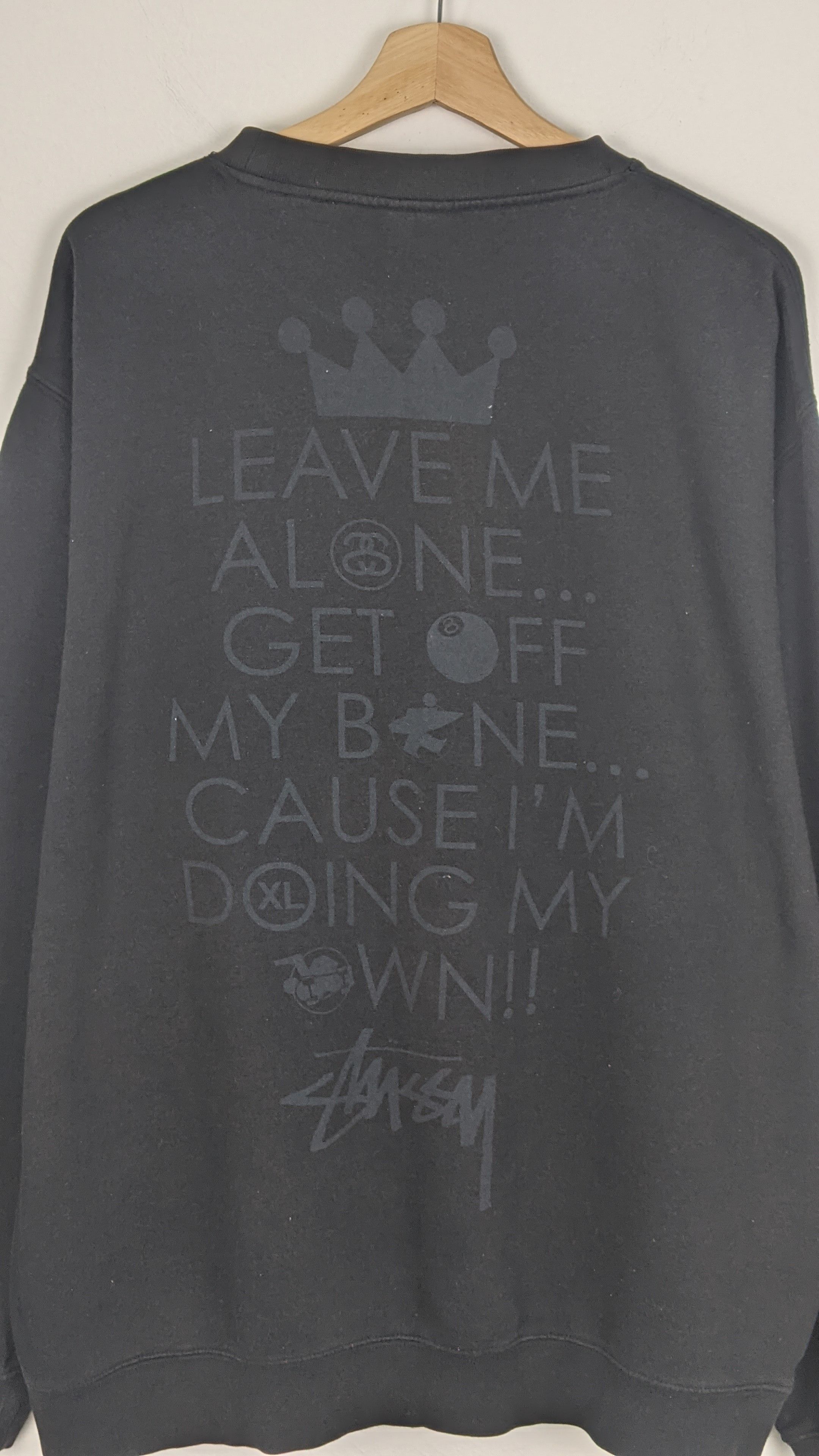 Stussy Stussy Quote sweatshirt Size US L / EU 52-54 / 3 - 4 Thumbnail