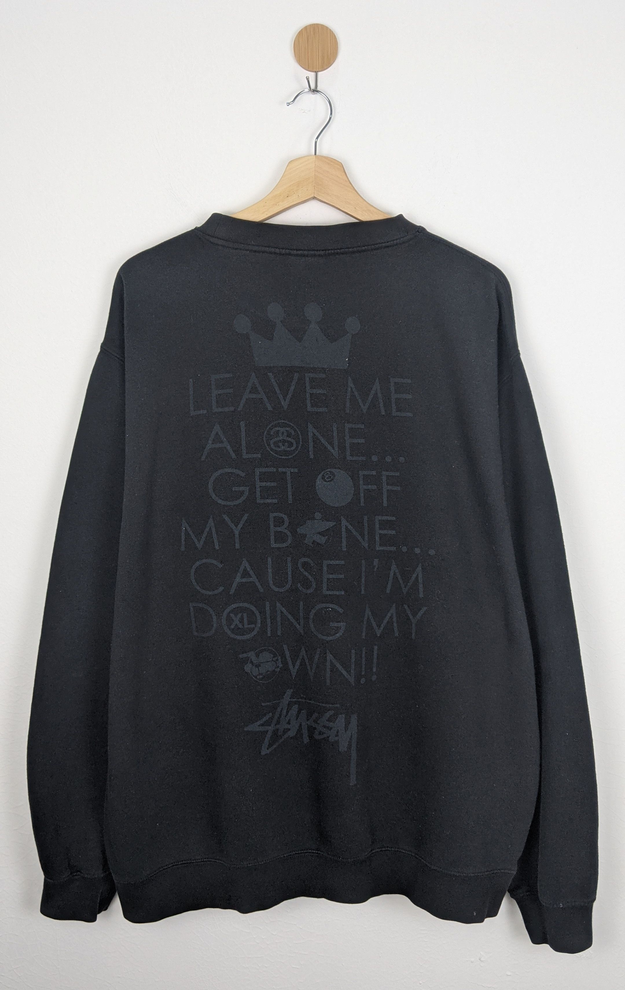 Stussy Stussy Quote sweatshirt Size US L / EU 52-54 / 3 - 1 Thumbnail