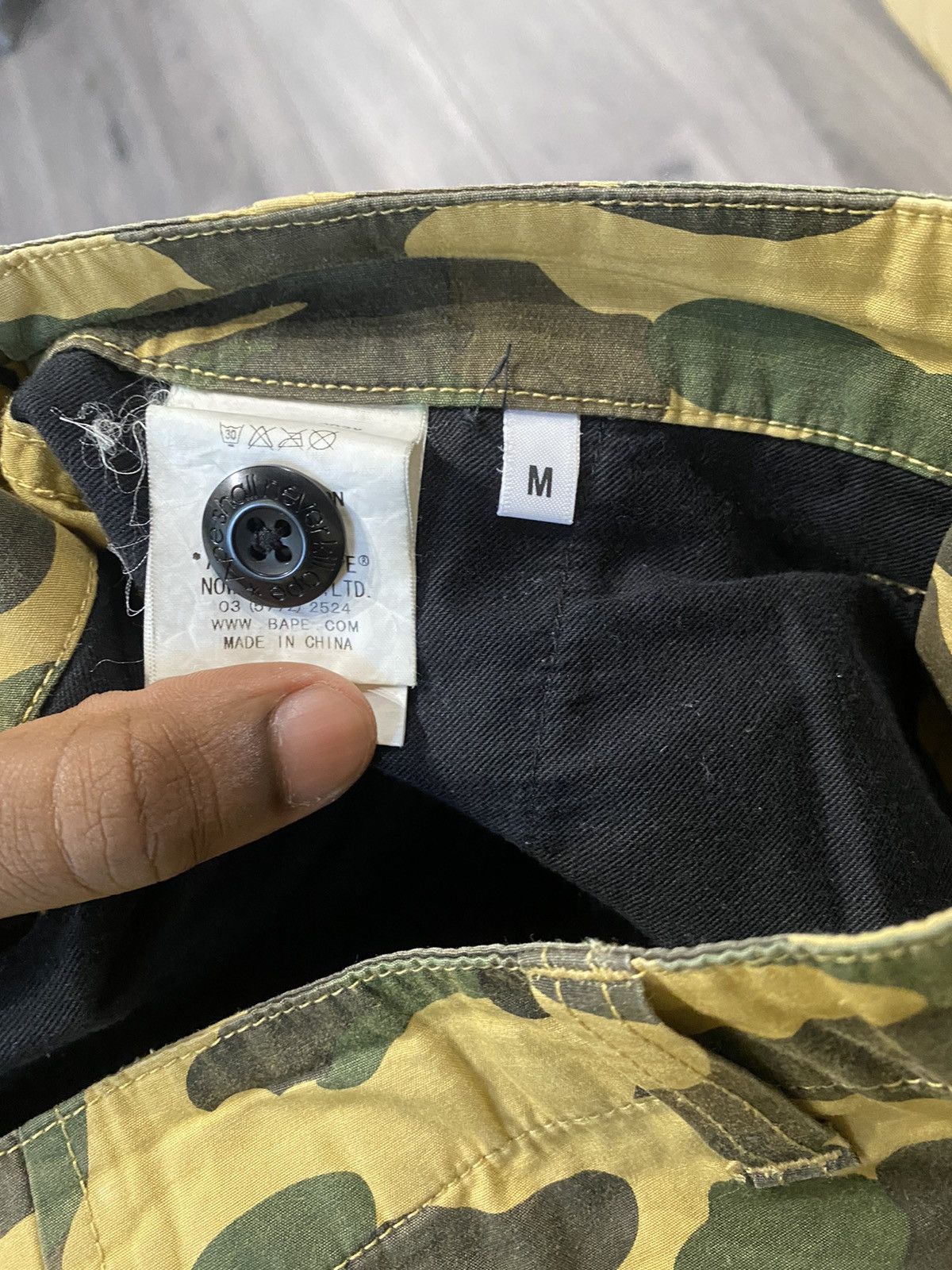 Bape Bape Yellow Camo Cargo Jogger Pants Size M Size US 30 / EU 46 - 4 Thumbnail