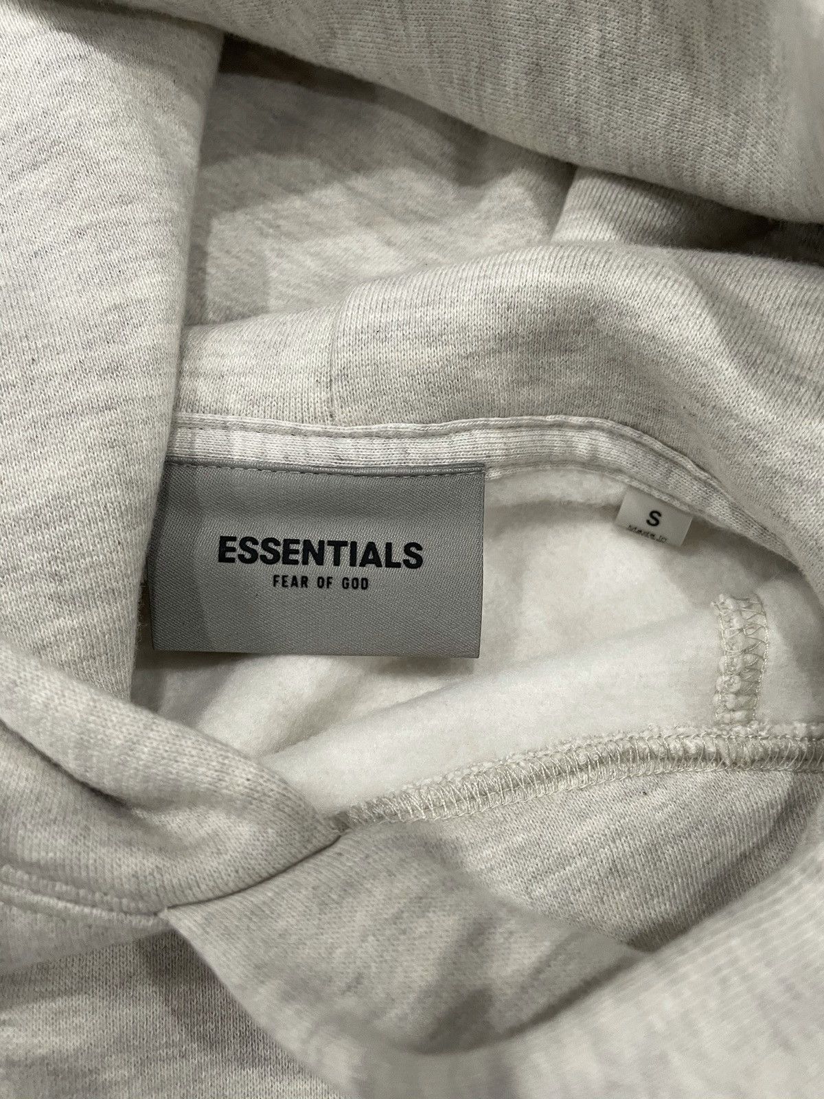 Fear of God Fear of God Essentials Light Oatmeal Hoodie Size US S / EU 44-46 / 1 - 3 Thumbnail