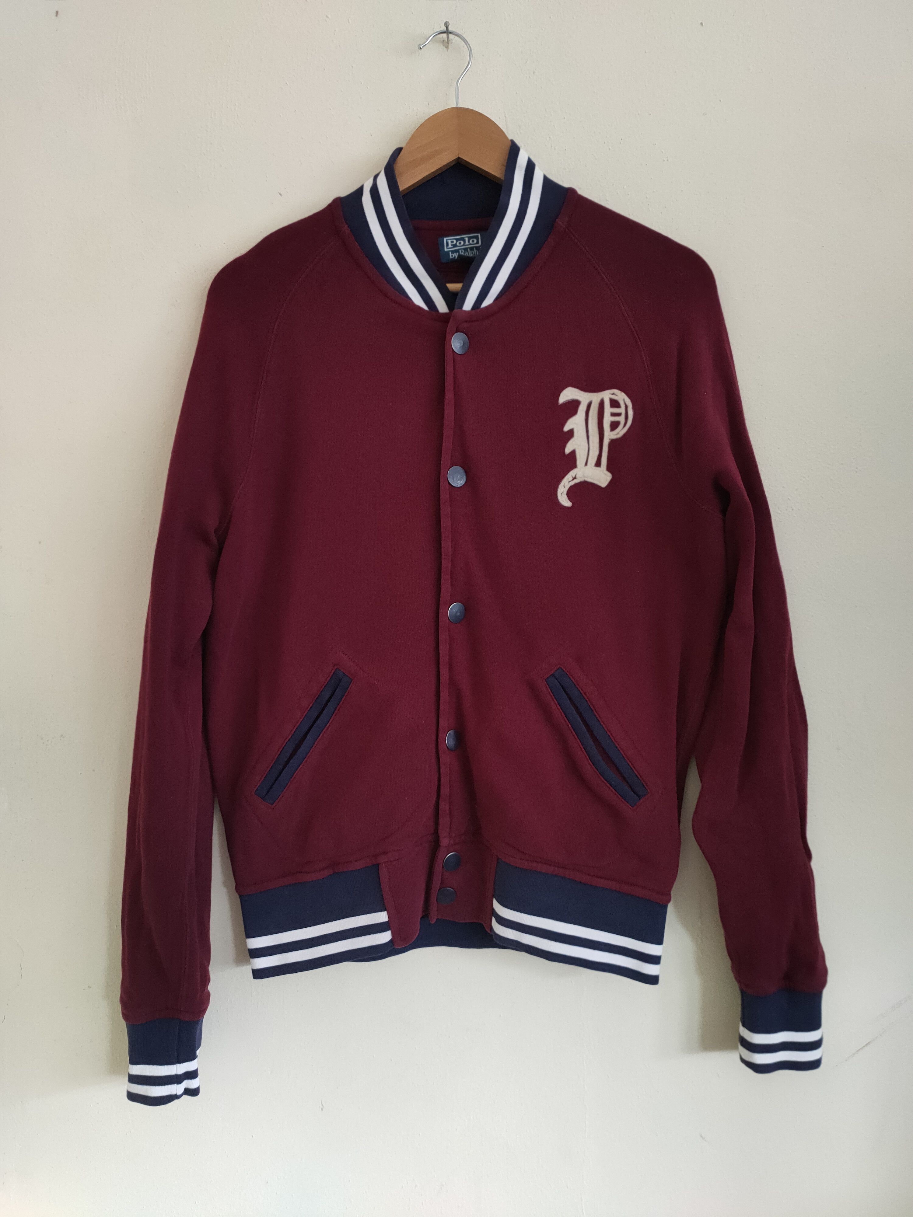 Polo Ralph Lauren × Ralph Lauren × Vintage Vintage Polo by Ralph Lauren Varcity Jacket Size US M / EU 48-50 / 2 - 1 Thumbnail
