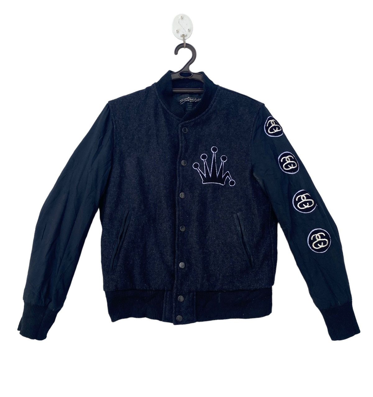 Stussy Stussy Crew letterman wool varsity jacket Size US S / EU 44-46 / 1 - 3 Thumbnail