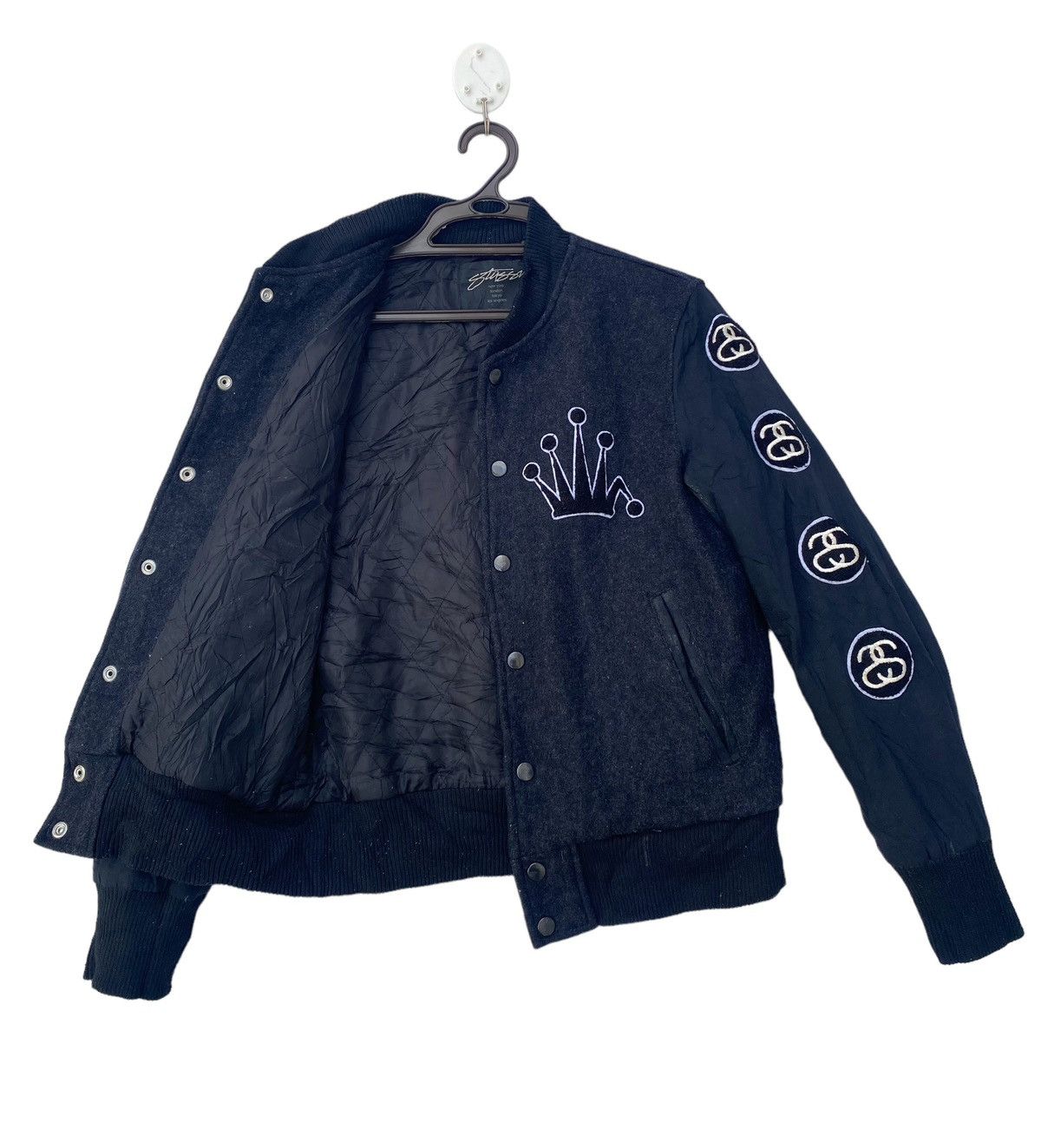 Stussy Stussy Crew letterman wool varsity jacket Size US S / EU 44-46 / 1 - 4 Thumbnail