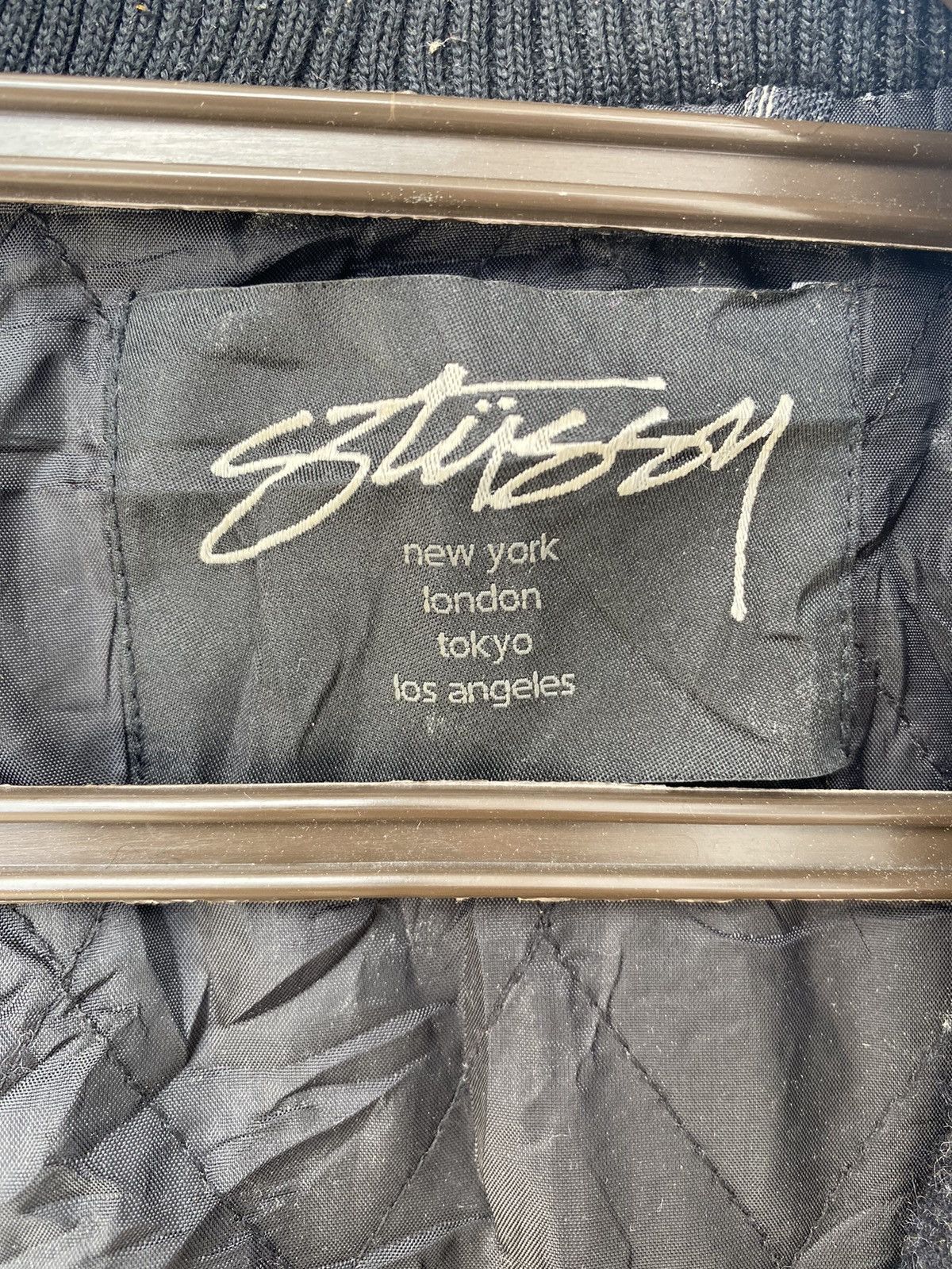 Stussy Stussy Crew letterman wool varsity jacket Size US S / EU 44-46 / 1 - 6 Thumbnail