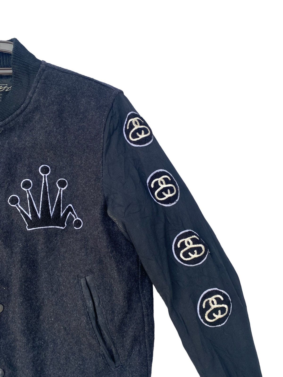 Stussy Stussy Crew letterman wool varsity jacket Size US S / EU 44-46 / 1 - 5 Thumbnail