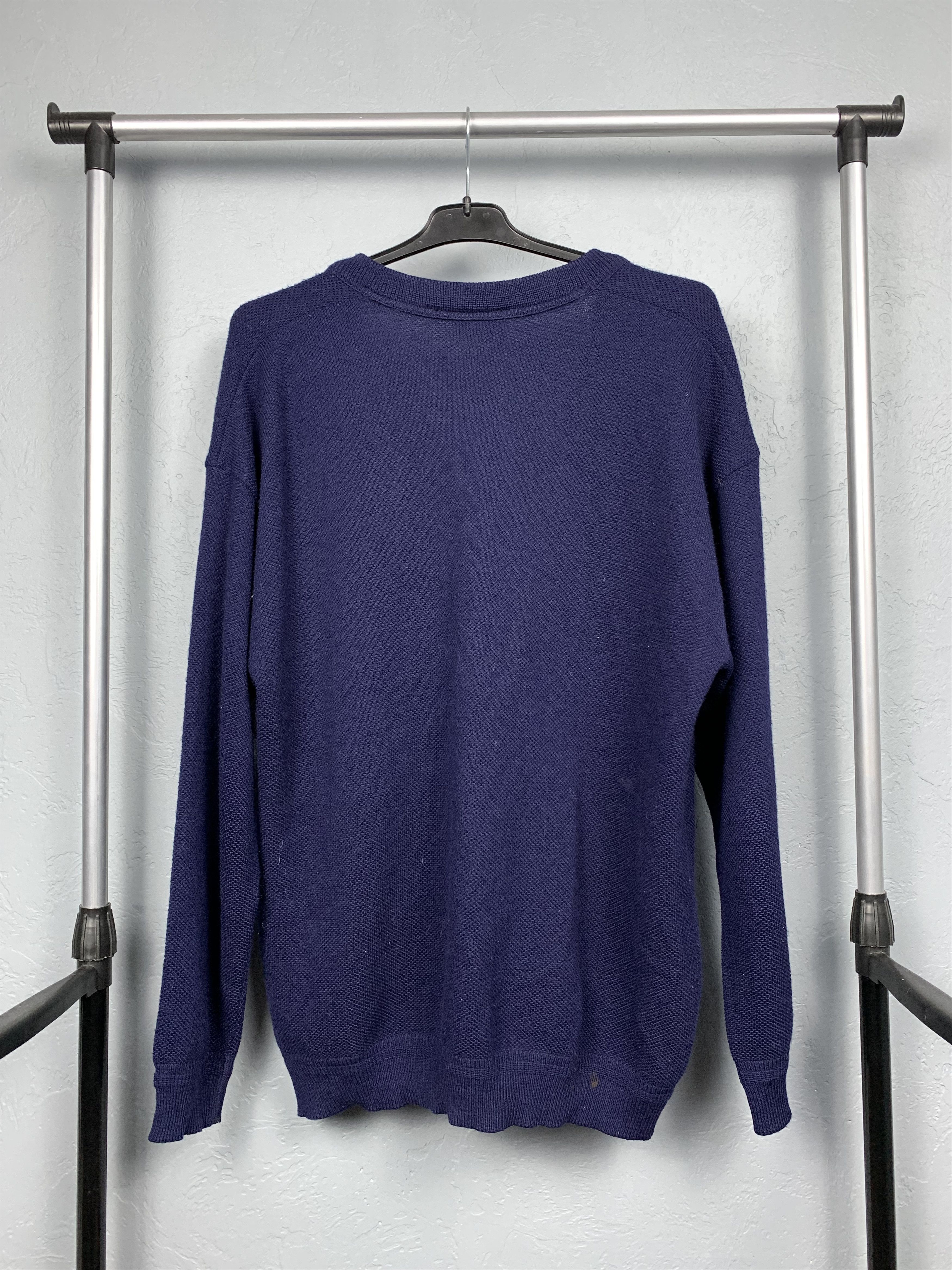 Lacoste Lacoste Vintage Mens Knit Cardigan Sweater Made in France Size US XL / EU 56 / 4 - 7 Thumbnail