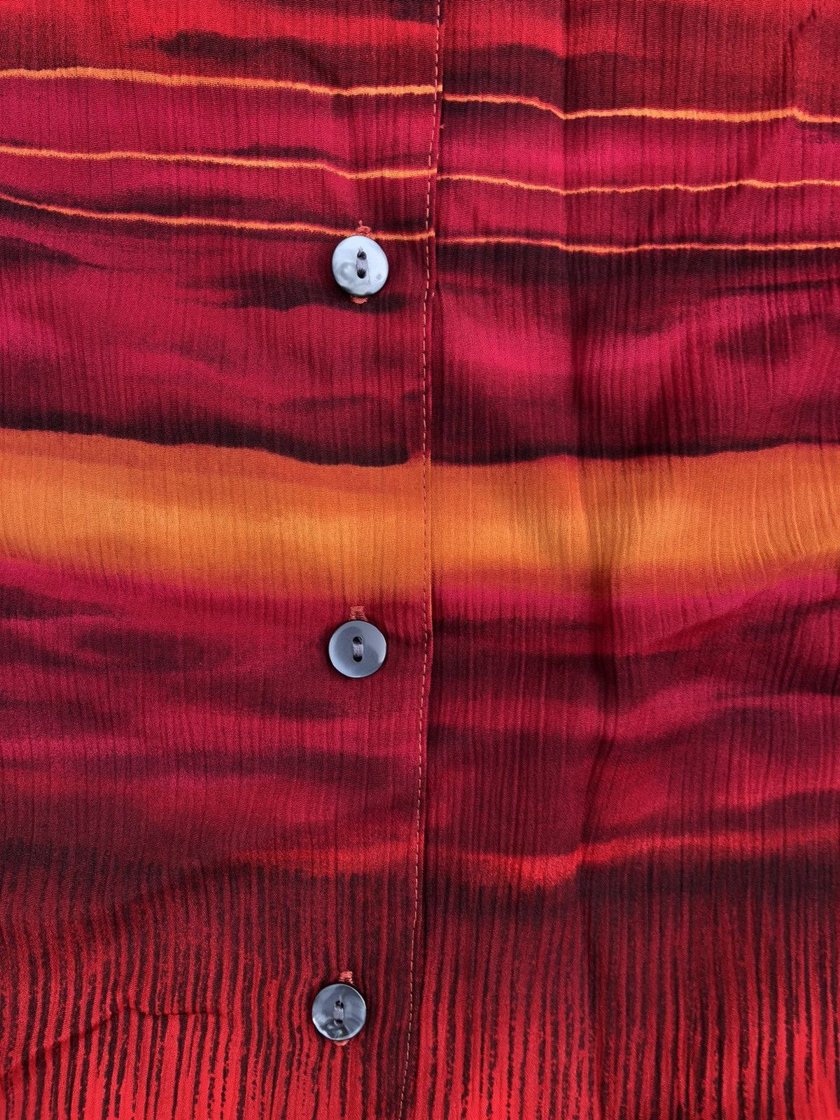 Vintage Vintage pleated hawaiian camp collar bowling shirt Size US L / EU 52-54 / 3 - 3 Thumbnail