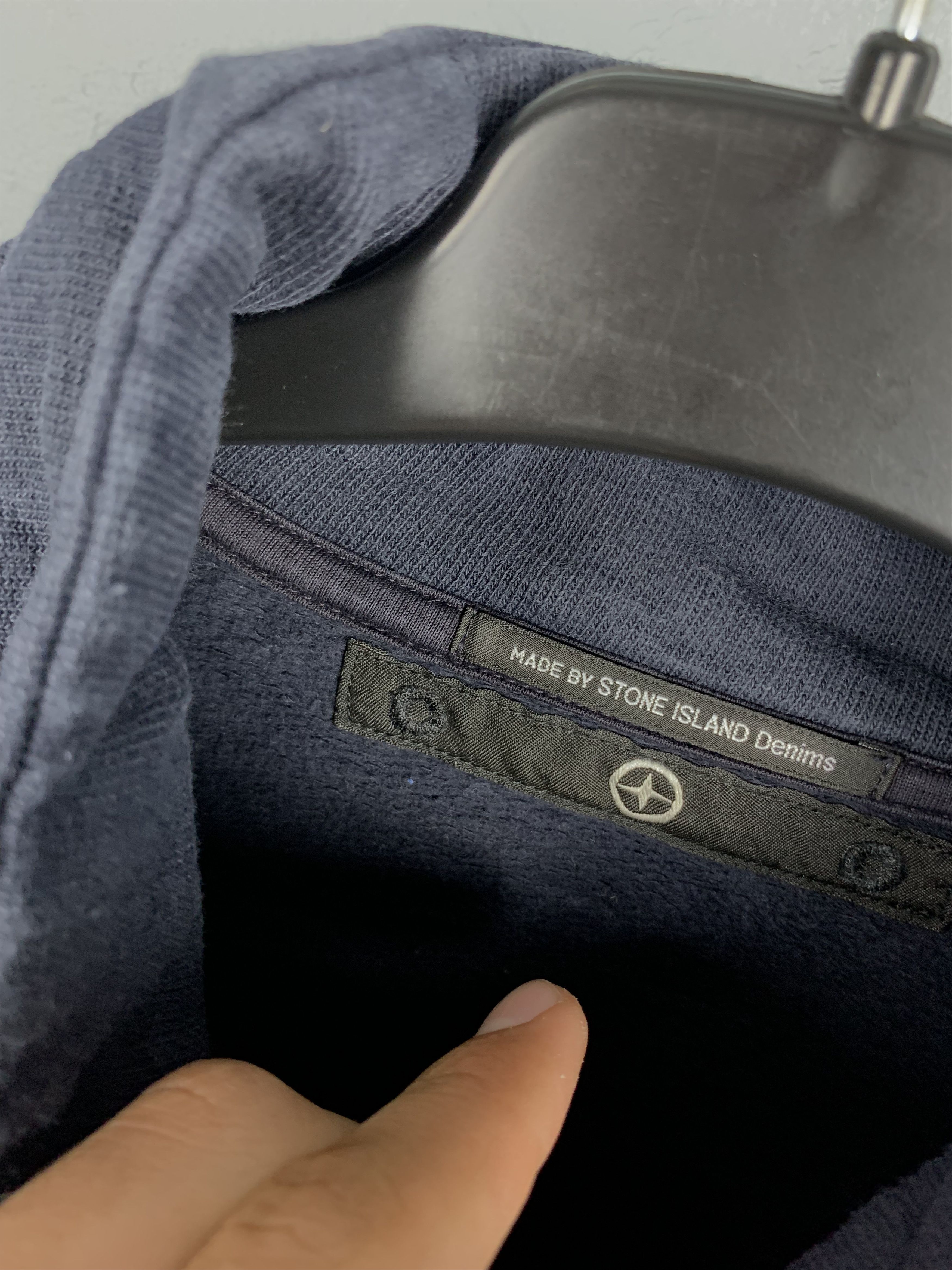 Stone Island Stone Island Denims 90s Vintage Mens 1\4 Zip Sweatshirt Size US XL / EU 56 / 4 - 3 Thumbnail