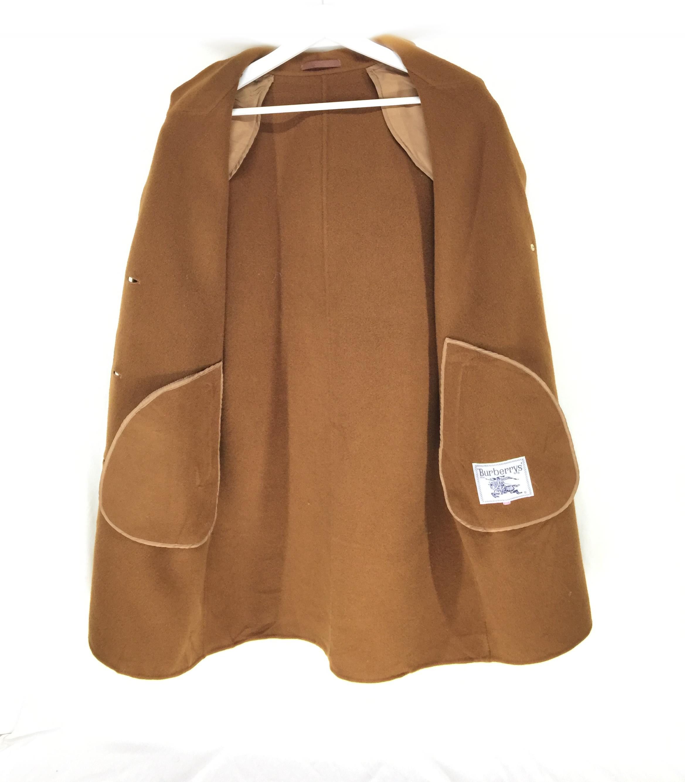 Burberry × Burberry Prorsum × Designer Burberrys brown plain minimalist light coat Size US M / EU 48-50 / 2 - 3 Thumbnail