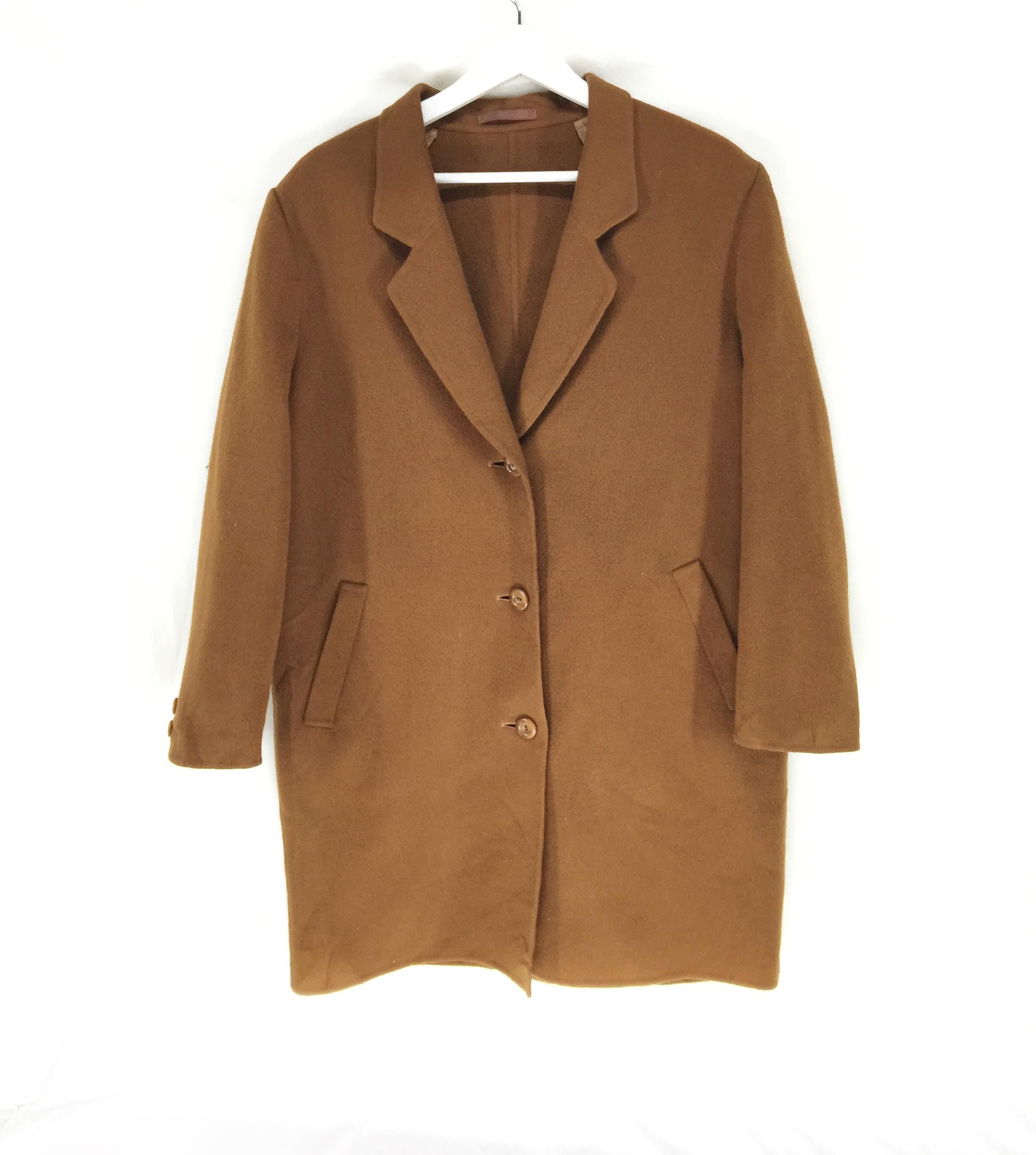 Burberry × Burberry Prorsum × Designer Burberrys brown plain minimalist light coat Size US M / EU 48-50 / 2 - 1 Thumbnail