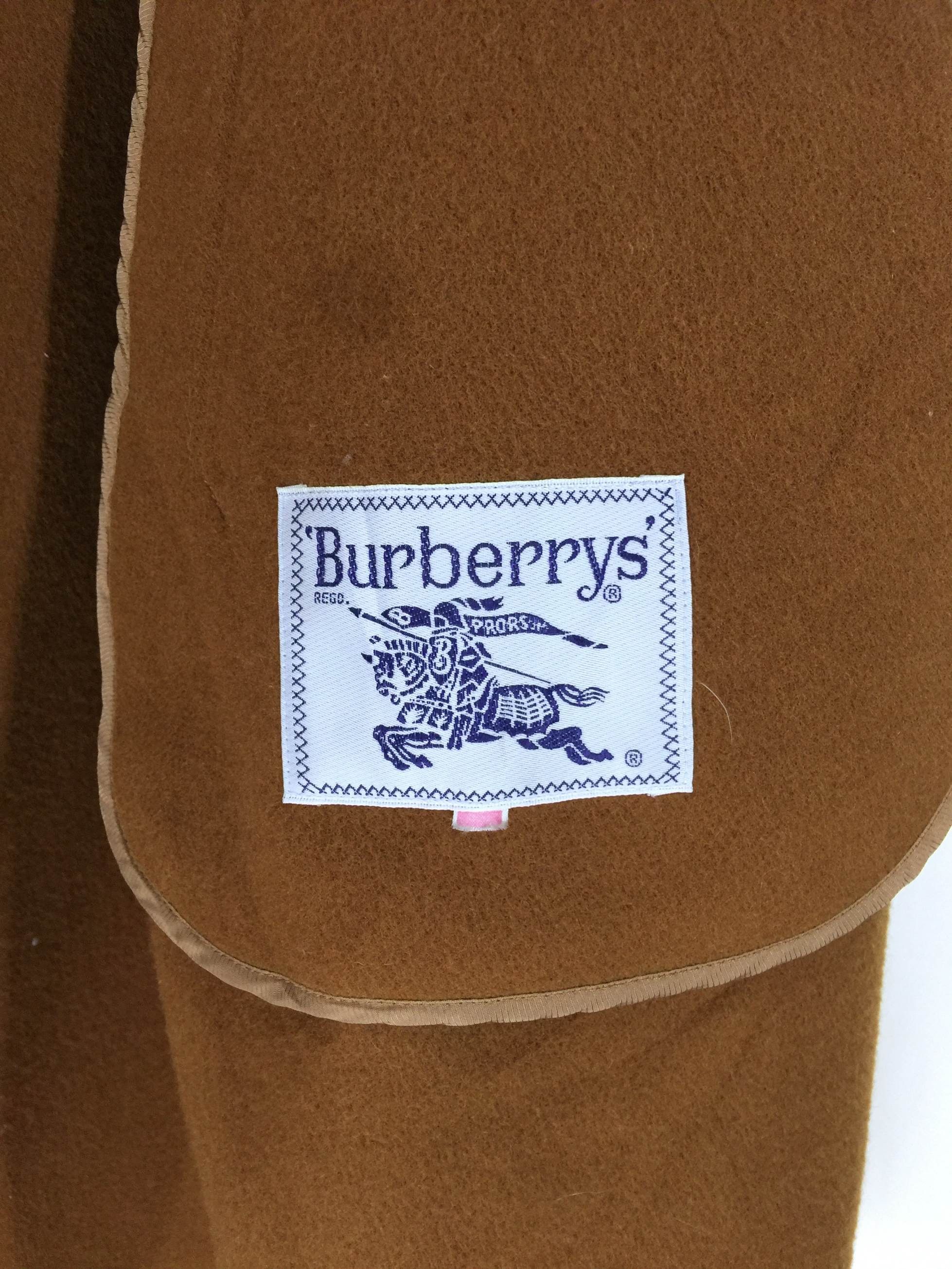 Burberry × Burberry Prorsum × Designer Burberrys brown plain minimalist light coat Size US M / EU 48-50 / 2 - 6 Thumbnail
