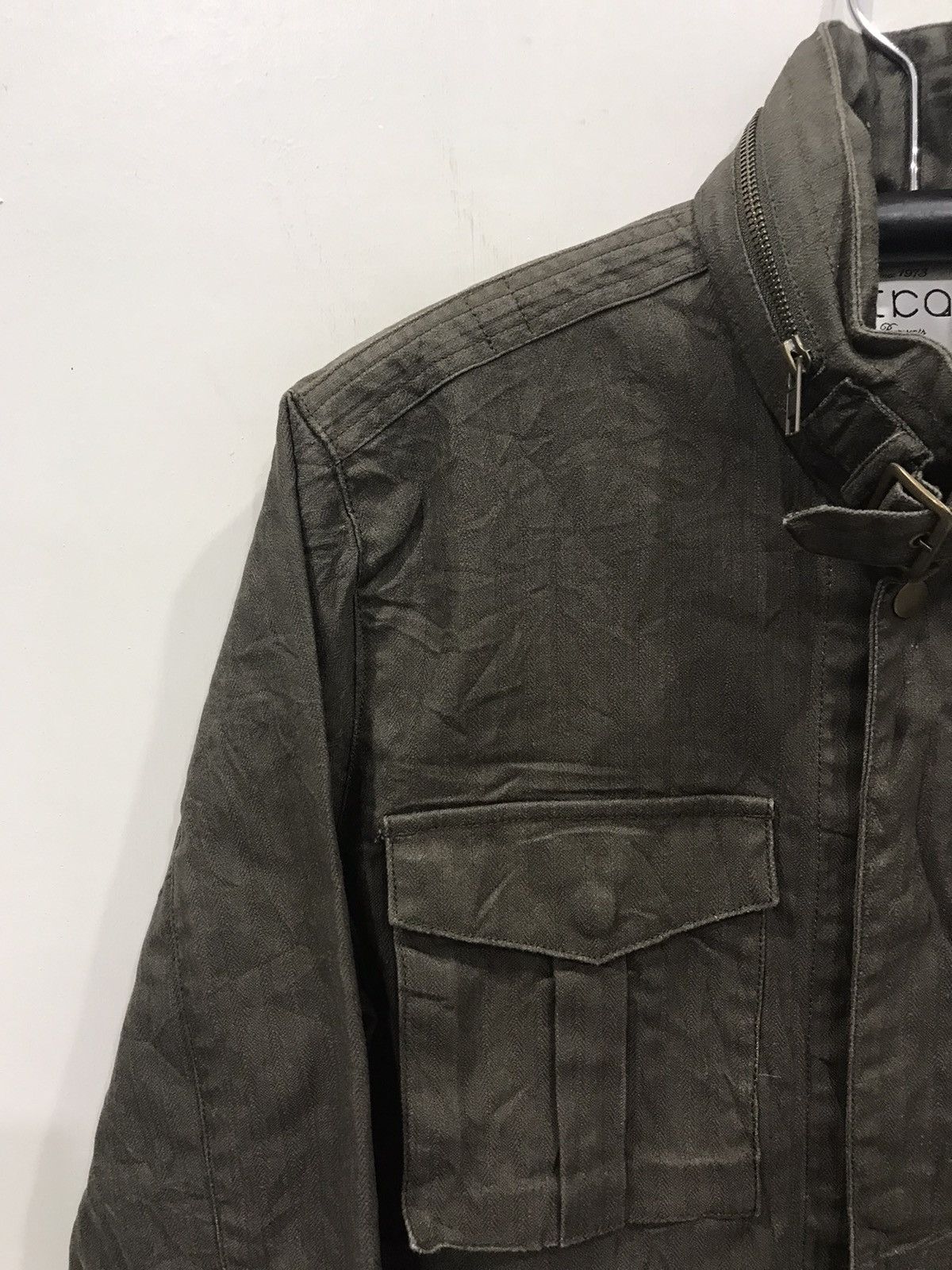 Japanese Brand IKKA Japan M65 Design HBT Fabric Multipockets Jacket Size US L / EU 52-54 / 3 - 6 Thumbnail