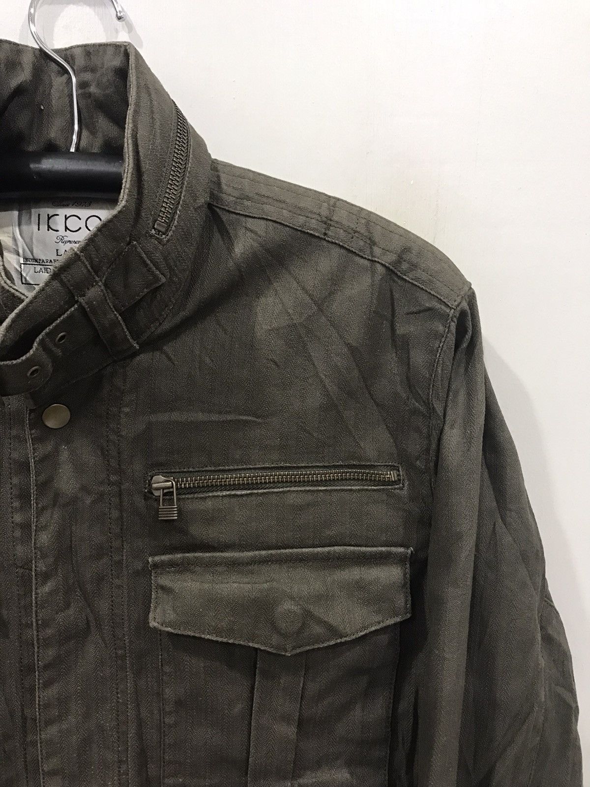 Japanese Brand IKKA Japan M65 Design HBT Fabric Multipockets Jacket Size US L / EU 52-54 / 3 - 5 Thumbnail