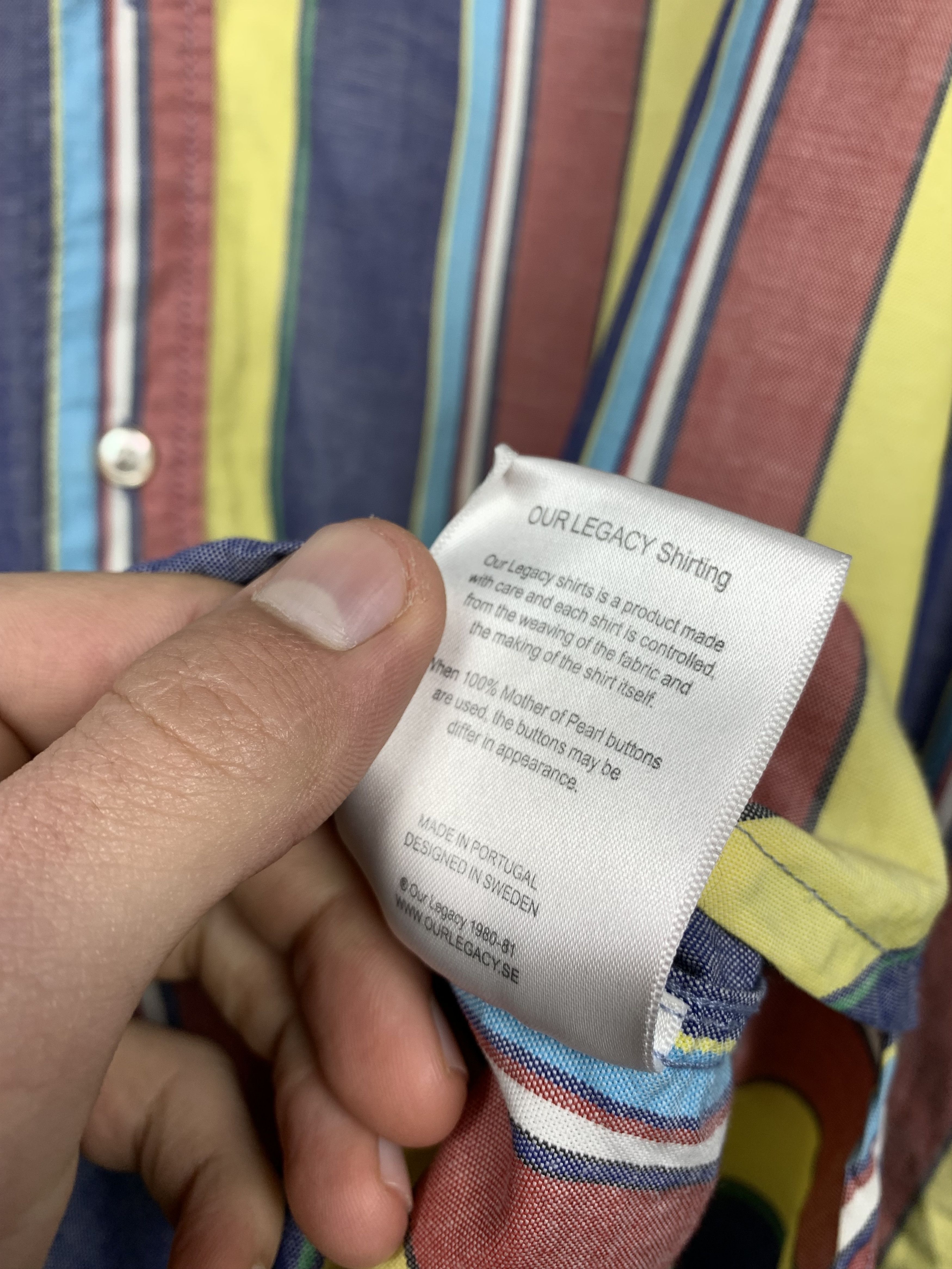 Our Legacy Our Legacy Mens Cotton Shirt Size US M / EU 48-50 / 2 - 6 Thumbnail