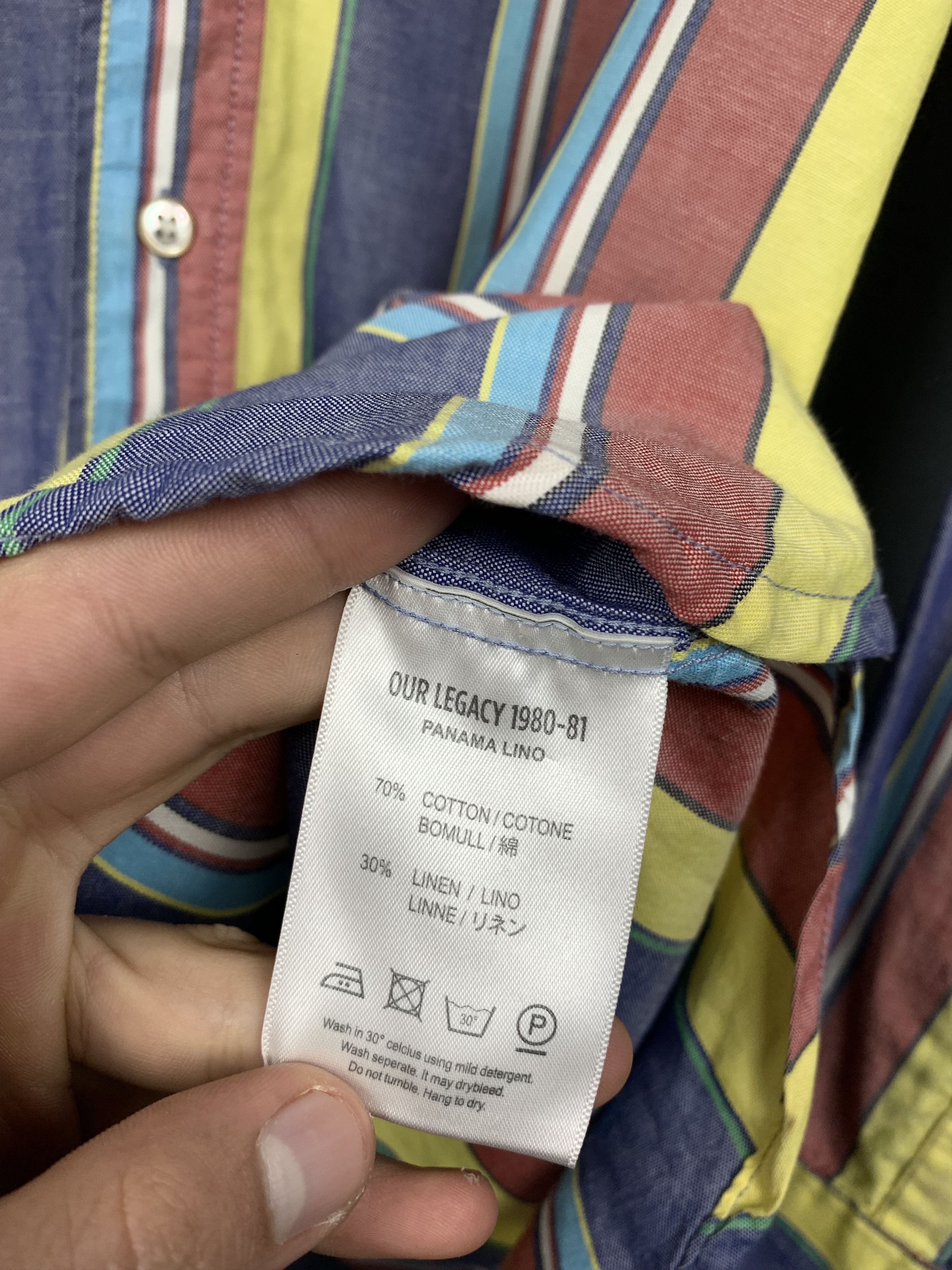 Our Legacy Our Legacy Mens Cotton Shirt Size US M / EU 48-50 / 2 - 5 Thumbnail