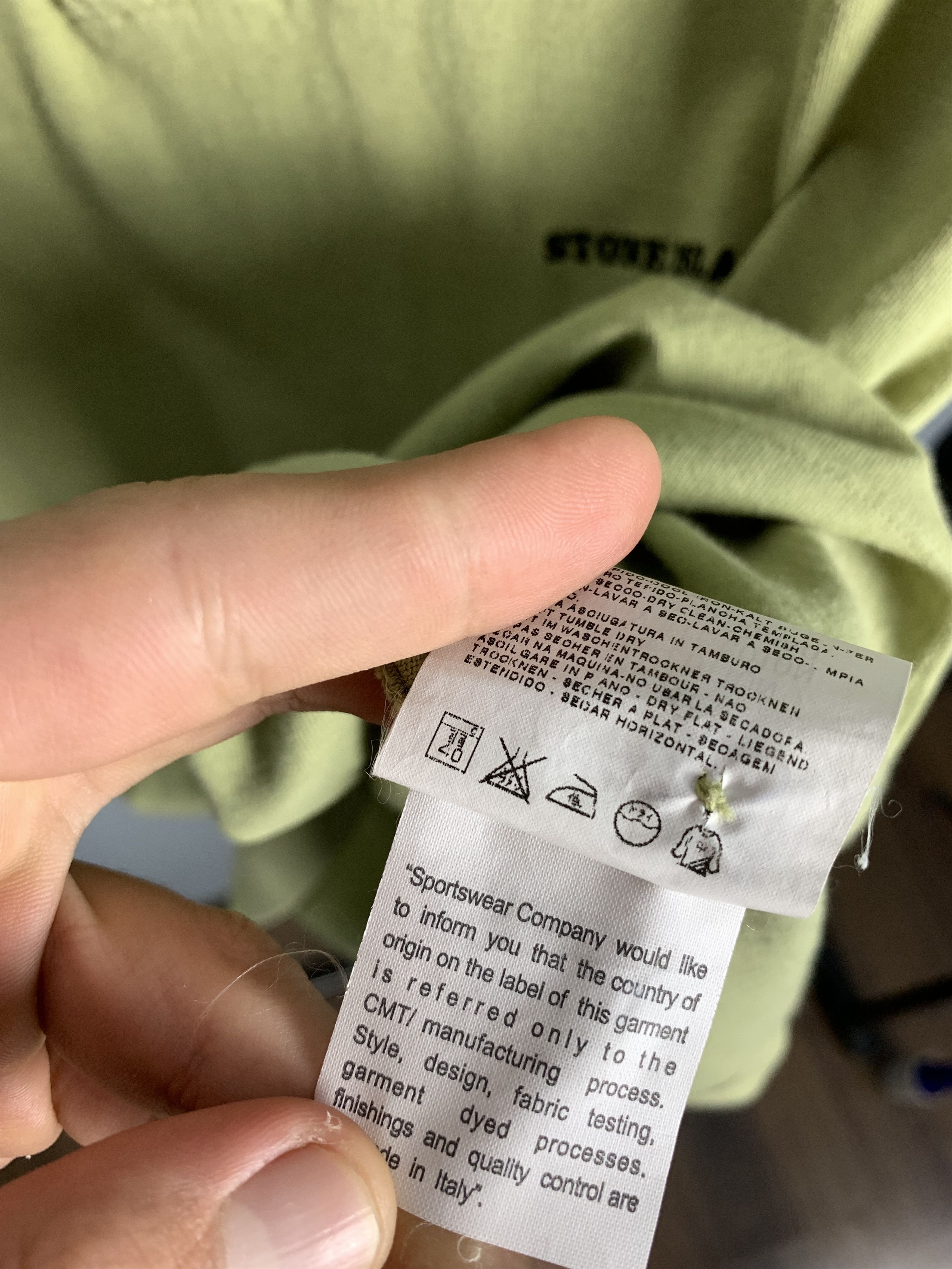 Massimo Osti × Stone Island × Vintage Stone Island Vintage Mens Polo Shirt Size US L / EU 52-54 / 3 - 5 Thumbnail
