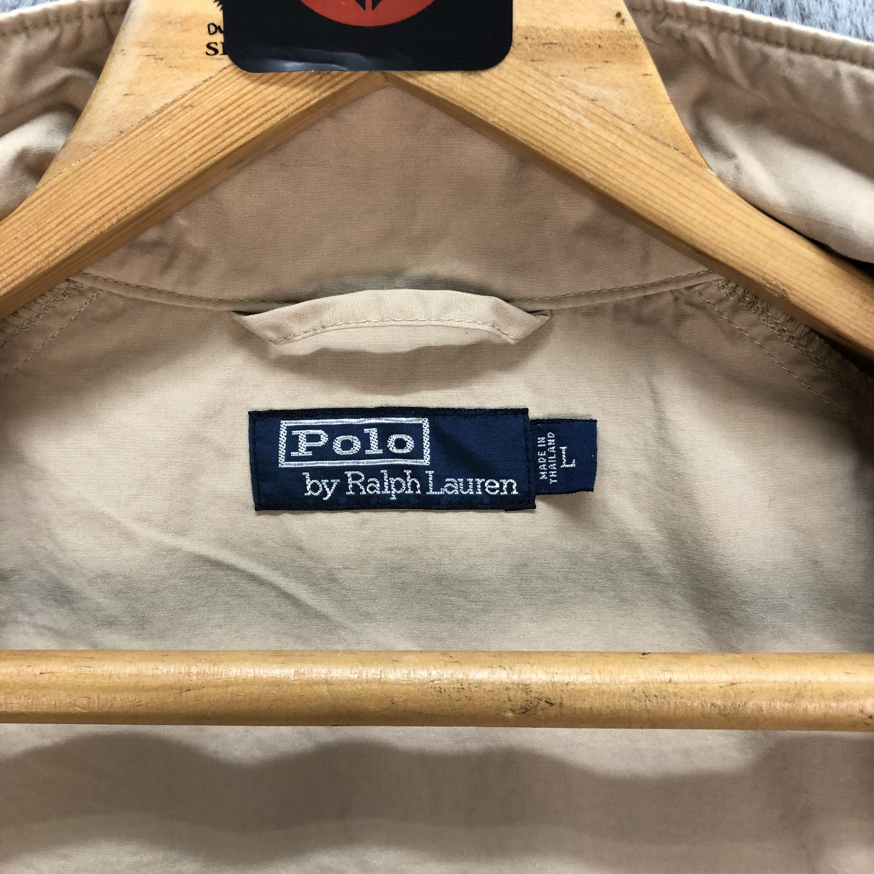 Polo Ralph Lauren 90's POLO RALPH LAUREN BEIGE JACKET #6165-51 Size US L / EU 52-54 / 3 - 8 Thumbnail