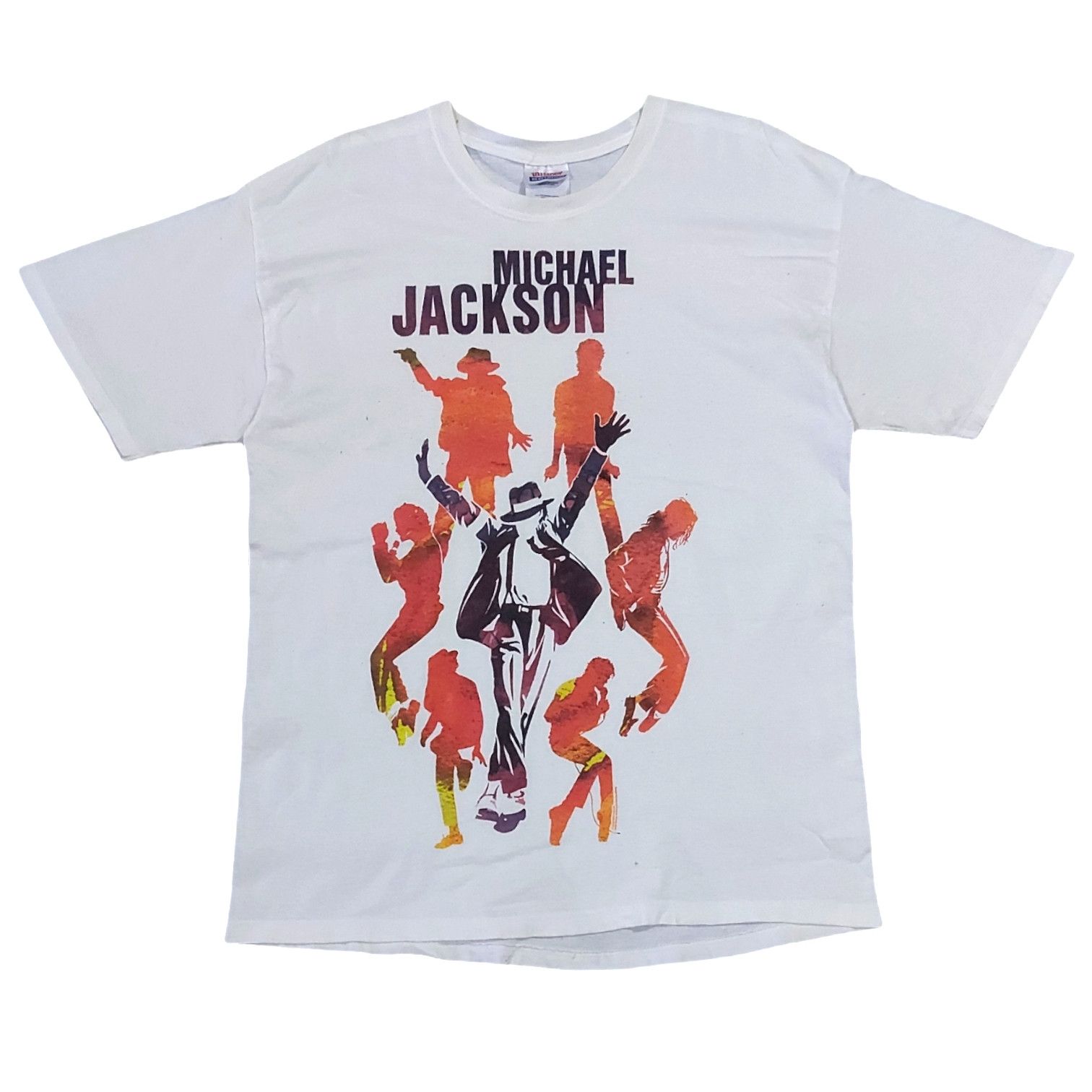 Band Tees × Hanes × Michael Jackson RARE! VTG Y2K MICHAEL JACKSON KING OF POP Size US L / EU 52-54 / 3 - 1 Thumbnail