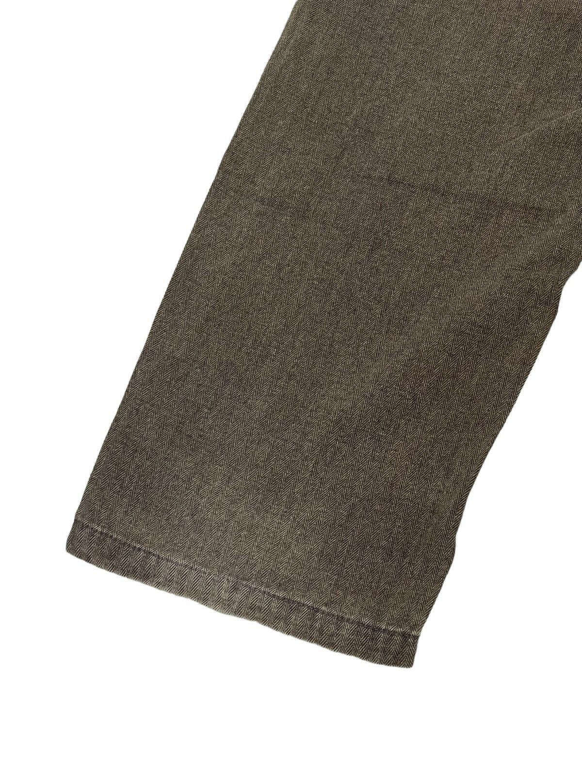 Japanese Brand Herringbones Two Tone Censored Sentient Denim Relaxed 39🟦 Size US 33 - 16 Thumbnail
