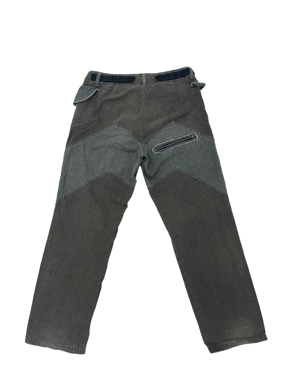 Japanese Brand Herringbones Two Tone Censored Sentient Denim Relaxed 39🟦 Size US 33 - 12 Thumbnail