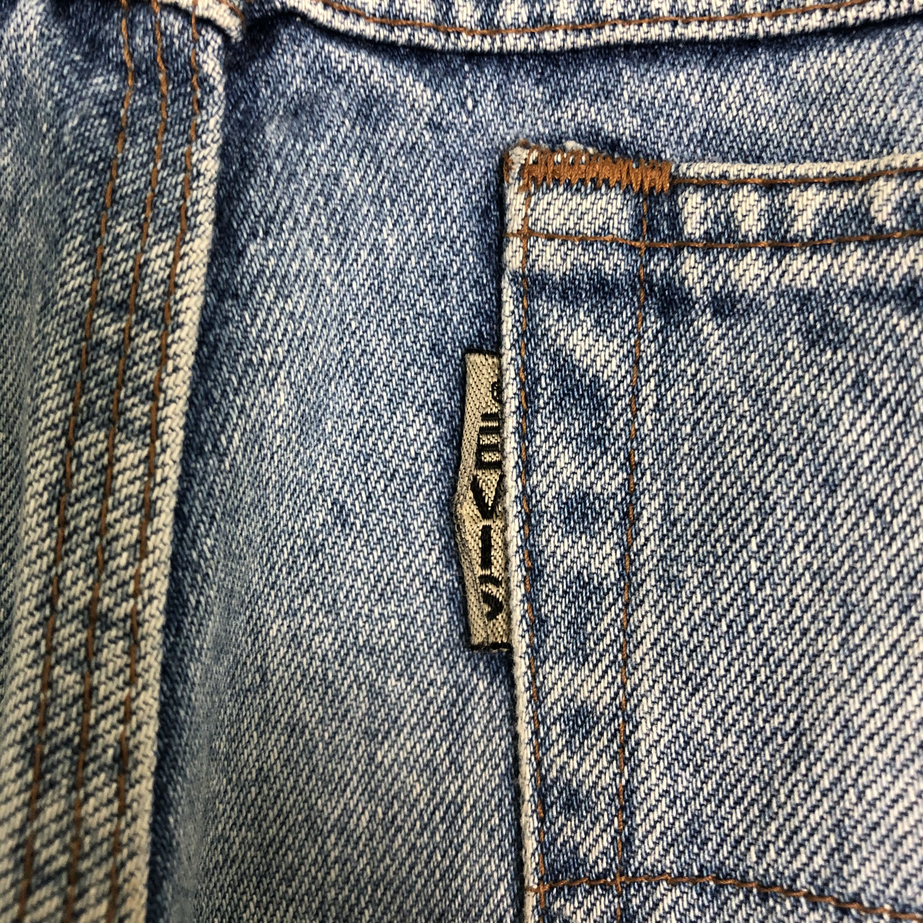 Levi's DLL 636 Levis Vintage big E Blue Denim #c008 Size US 32 / EU 48 - 10 Thumbnail