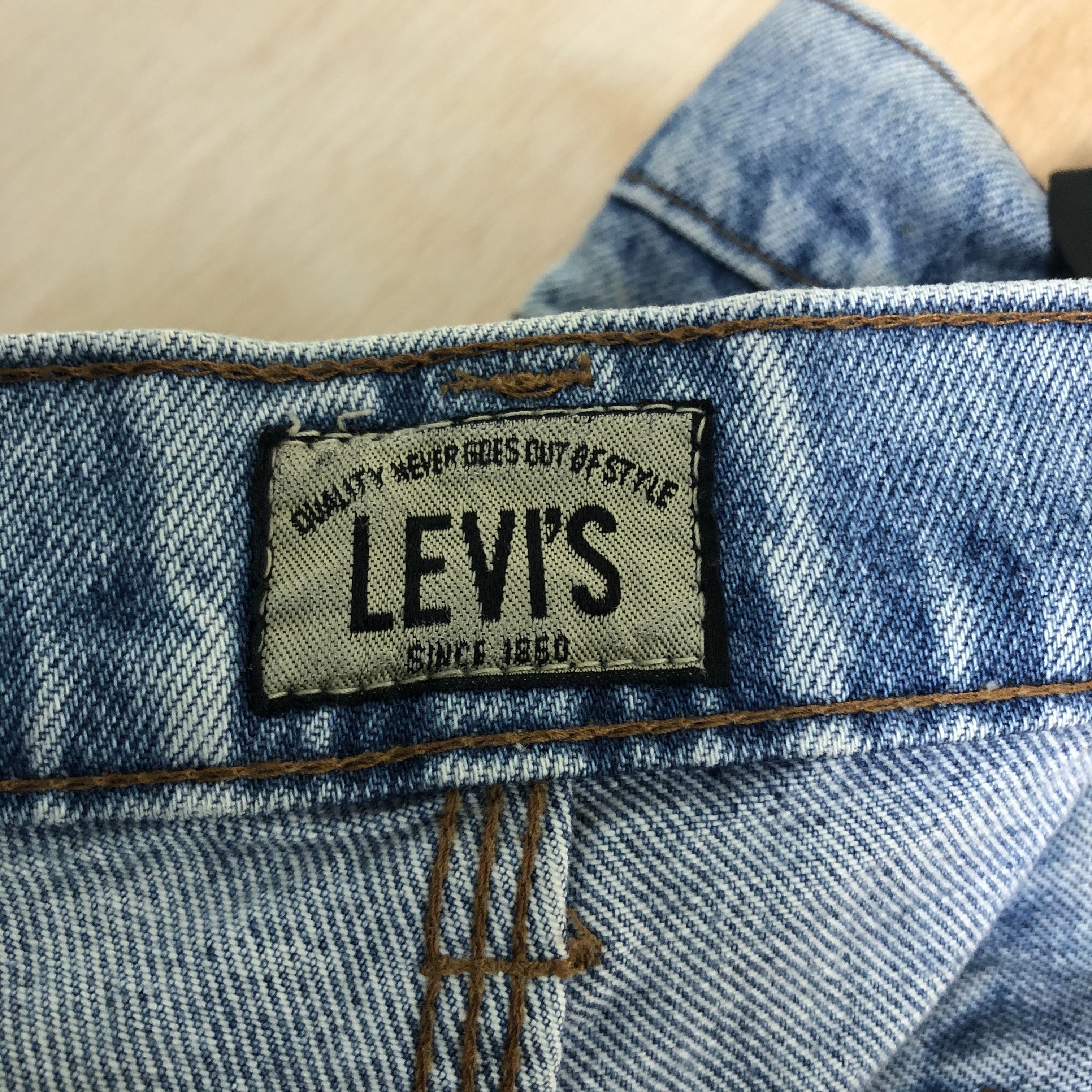 Levi's DLL 636 Levis Vintage big E Blue Denim #c008 Size US 32 / EU 48 - 12 Thumbnail