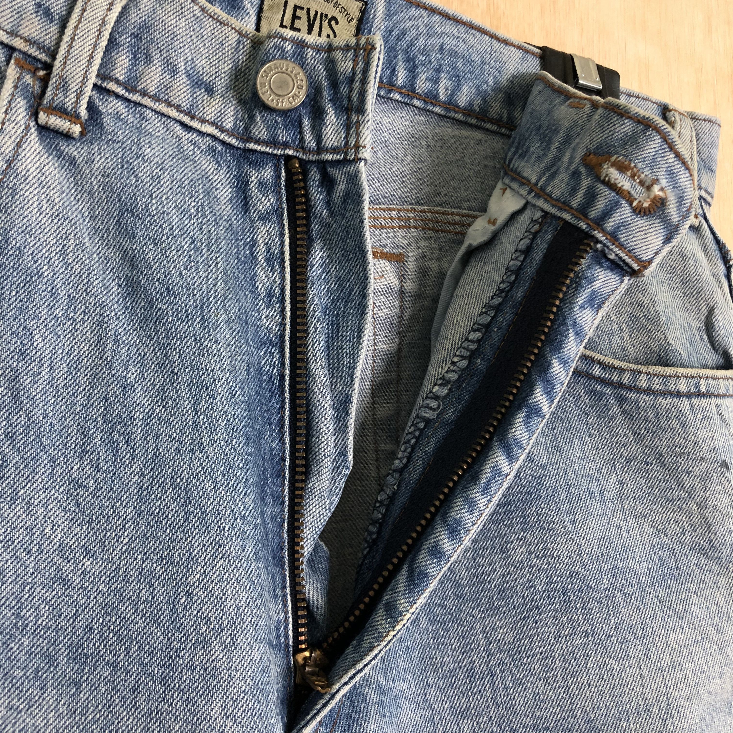 Levi's DLL 636 Levis Vintage big E Blue Denim #c008 Size US 32 / EU 48 - 6 Thumbnail