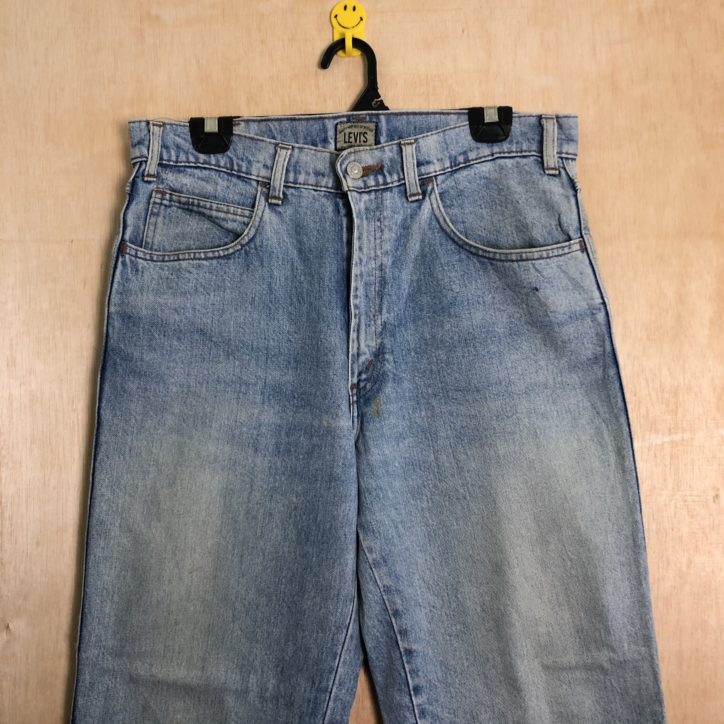 Levi's DLL 636 Levis Vintage big E Blue Denim #c008 Size US 32 / EU 48 - 2 Thumbnail