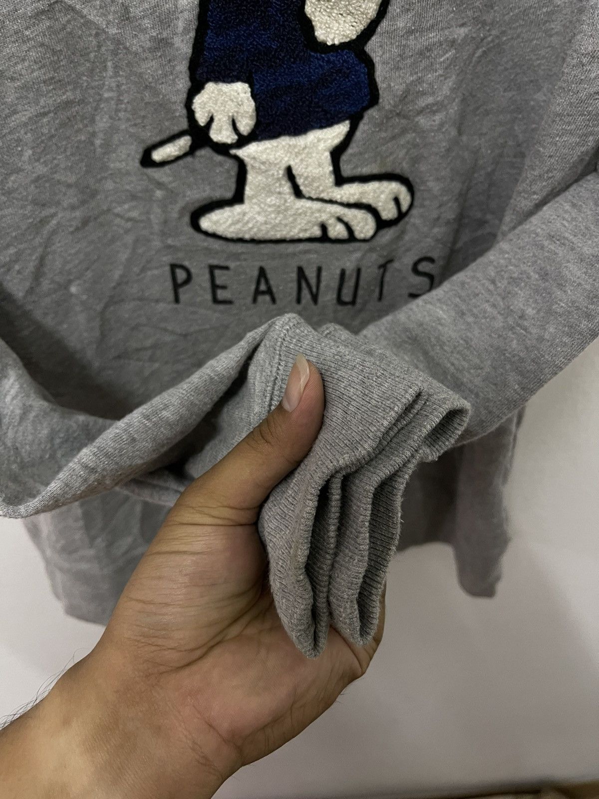 Peanuts × Vintage Vintage Peanuts Big Logo Embroidery Sweatshirt Size US M / EU 48-50 / 2 - 3 Thumbnail