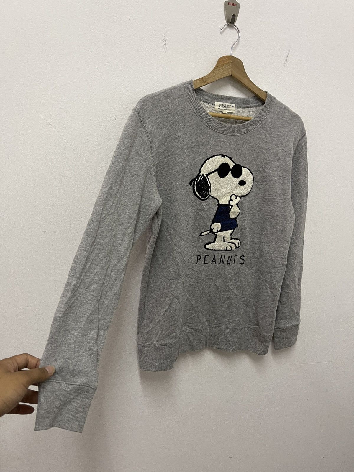 Peanuts × Vintage Vintage Peanuts Big Logo Embroidery Sweatshirt Size US M / EU 48-50 / 2 - 4 Thumbnail