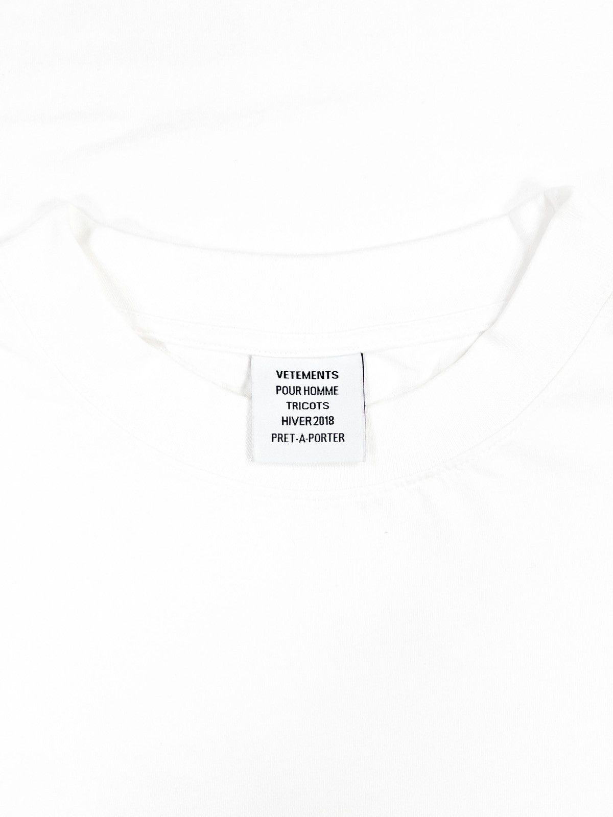 Vetements Vetements Asymmetrical Pizza Menu Tee Size US XL / EU 56 / 4 - 3 Thumbnail