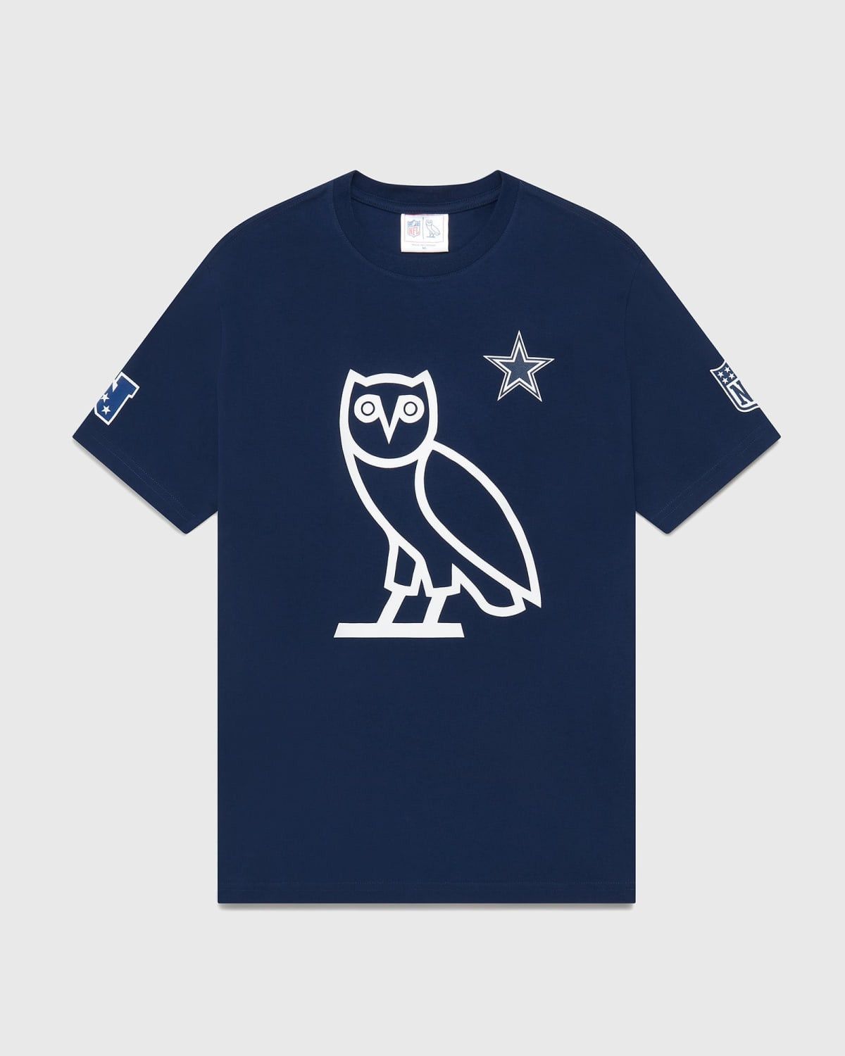 NFL × October's Very Own *RARE* OVO x NFL Dallas Cowboys OG Owl T-Shirt new with tags Size US M / EU 48-50 / 2 - 3 Thumbnail