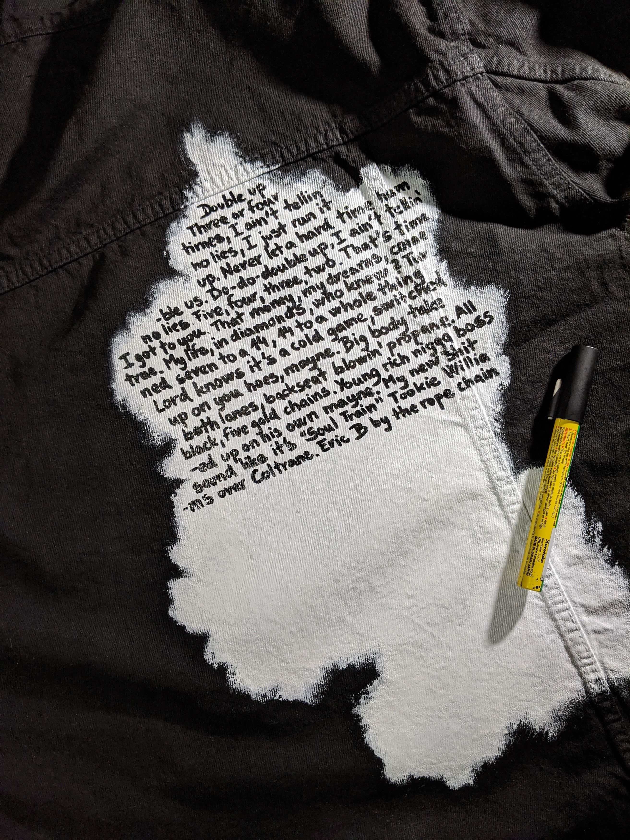 Handmade Hand-painted "Don't follow me I'm lost too" (all sizes) Size US XL / EU 56 / 4 - 9 Thumbnail