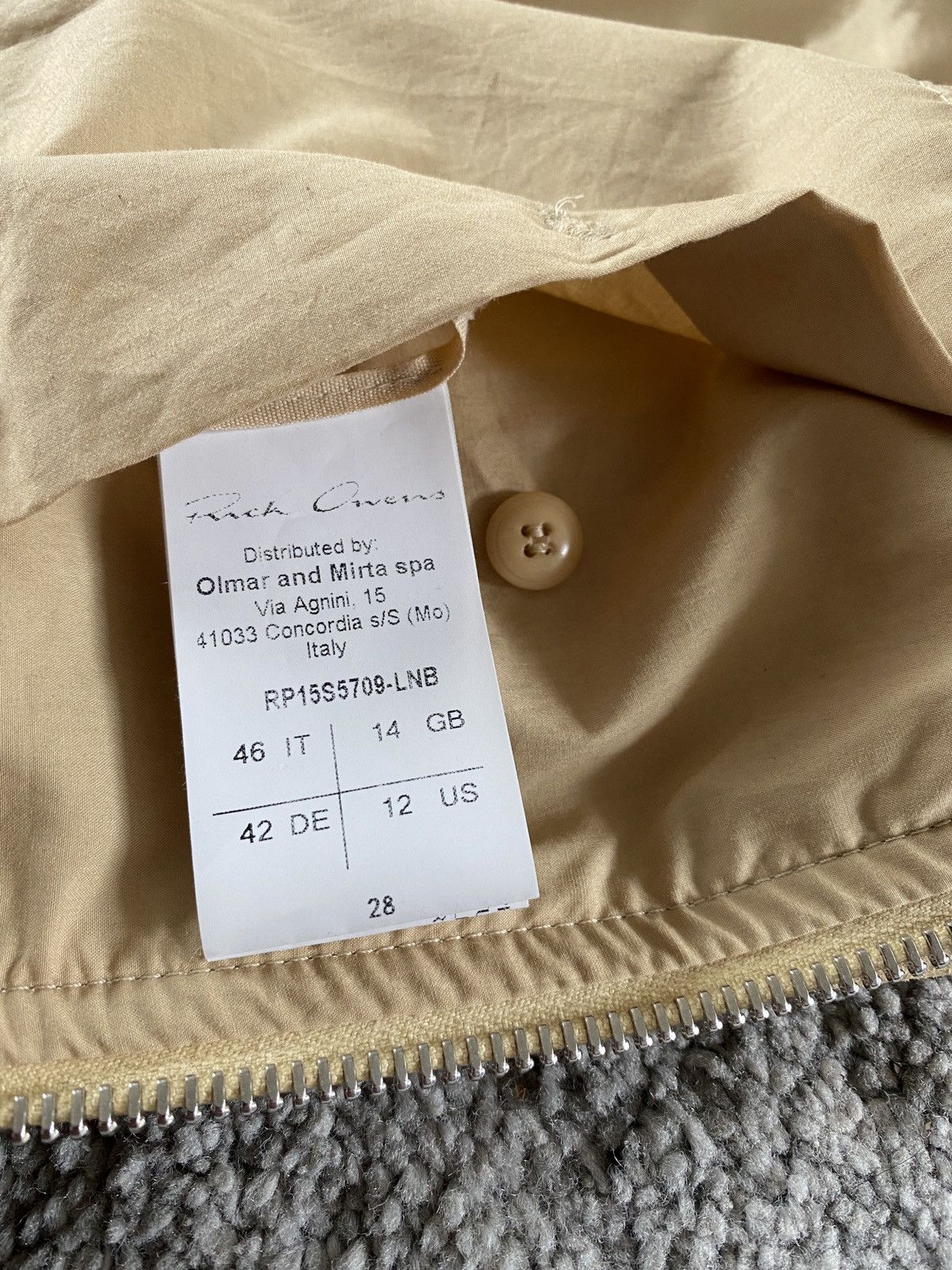 Rick Owens Rick Owens Cropped Leather Bomber Blistered Velour LNB Size US S / EU 44-46 / 1 - 5 Thumbnail
