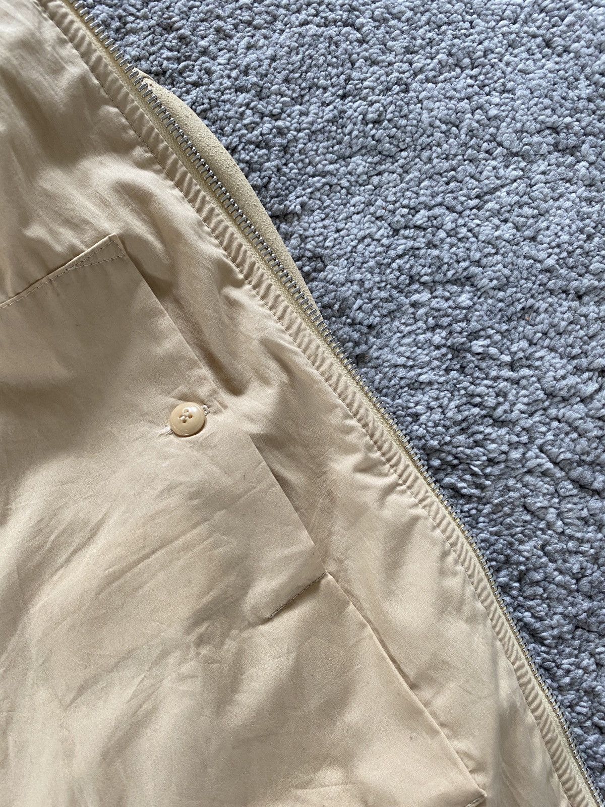 Rick Owens Rick Owens Cropped Leather Bomber Blistered Velour LNB Size US S / EU 44-46 / 1 - 7 Thumbnail