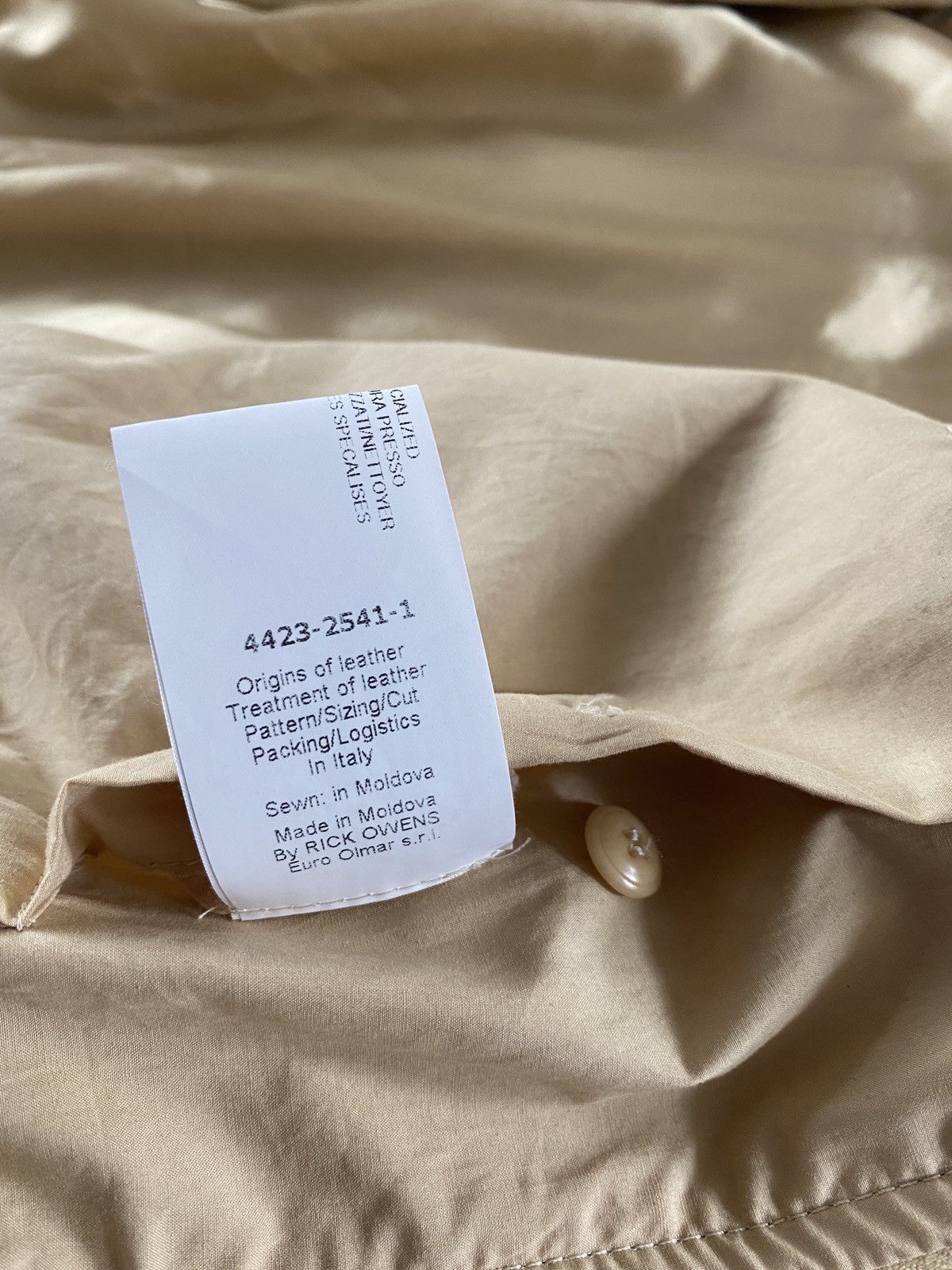 Rick Owens Rick Owens Cropped Leather Bomber Blistered Velour LNB Size US S / EU 44-46 / 1 - 6 Thumbnail