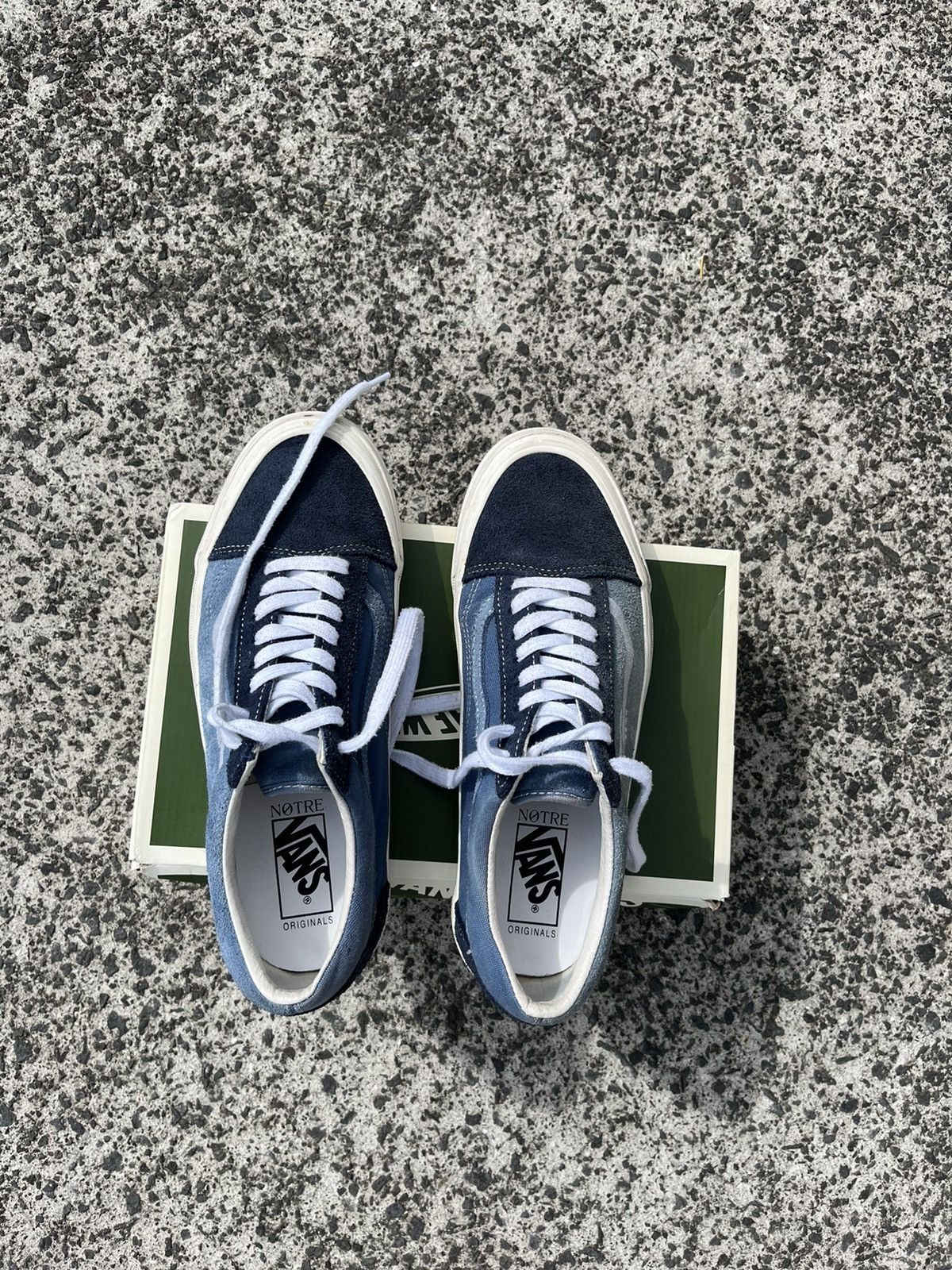 Notre × Vans Og Old Skool Lx Blue/Marshmellow Size US 9 / EU 42 - 2 Thumbnail