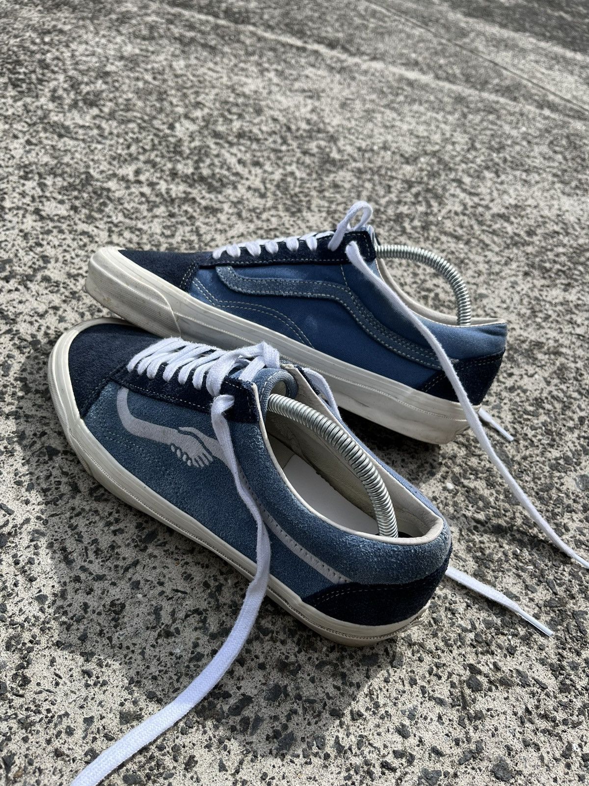 Notre × Vans Og Old Skool Lx Blue/Marshmellow Size US 9 / EU 42 - 1 Thumbnail