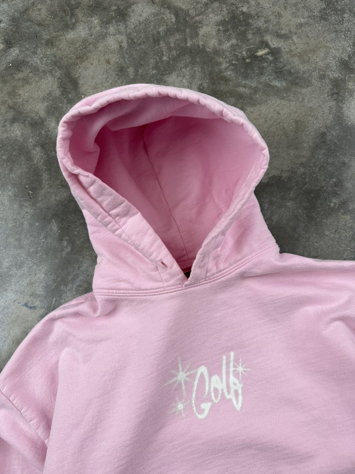 Golf Wang Golf Wang Pink Golf Black Jesus Christ Hoodie Sz. Medium Size US M / EU 48-50 / 2 - 4 Thumbnail