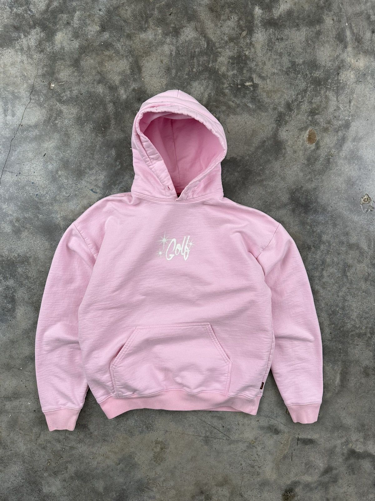Golf Wang Golf Wang Pink Golf Black Jesus Christ Hoodie Sz. Medium Size US M / EU 48-50 / 2 - 3 Thumbnail