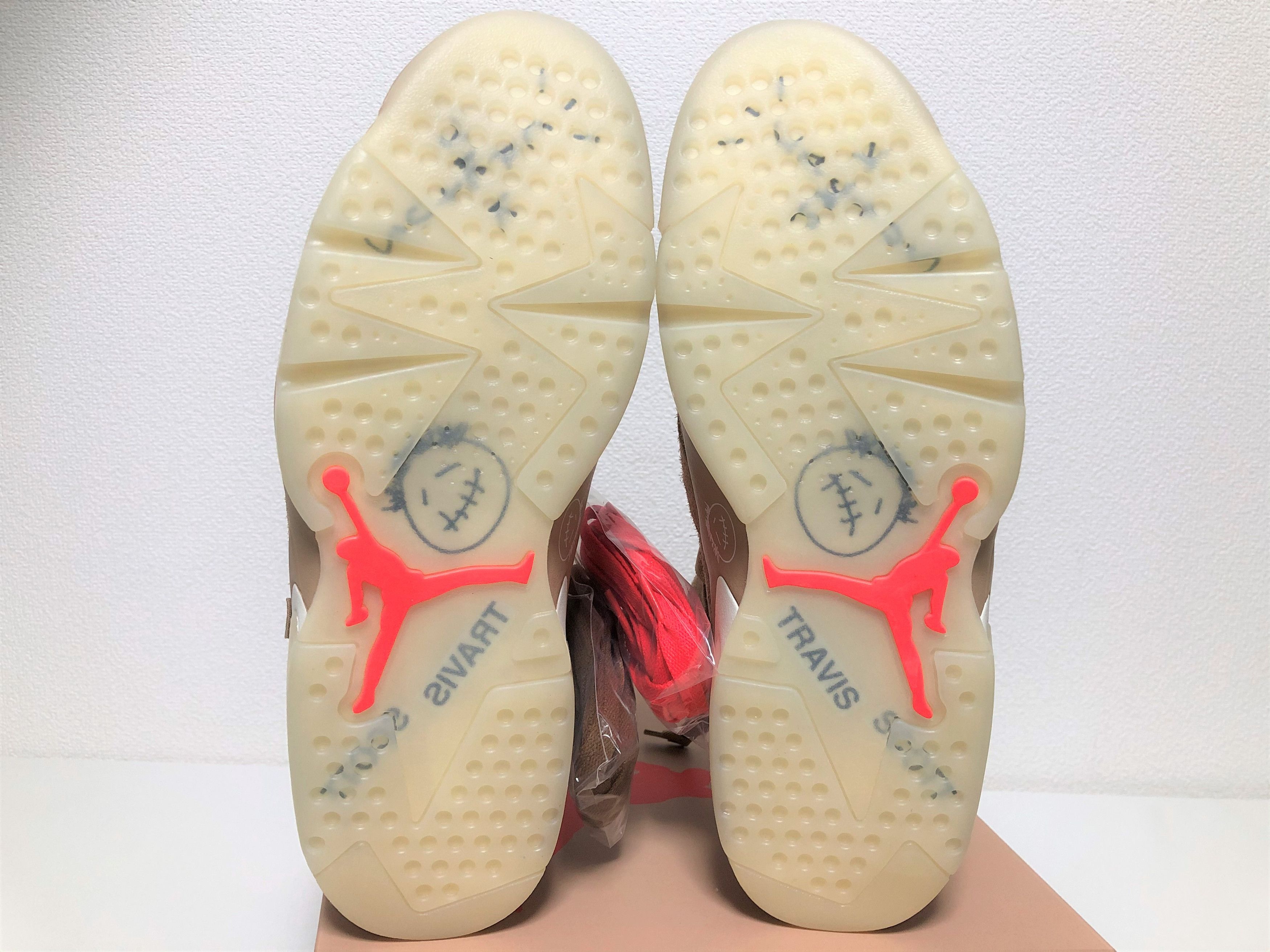Jordan Brand Nike Air Jordan 6 Retro Travis Scott British Khaki 10.5 Size US 10.5 / EU 43-44 - 4 Thumbnail